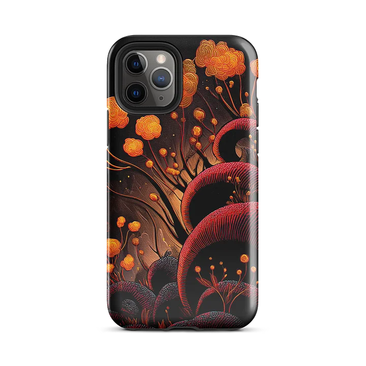 Golden Bloom iPhone Case – Ornate Organic Glow Design product image (2)