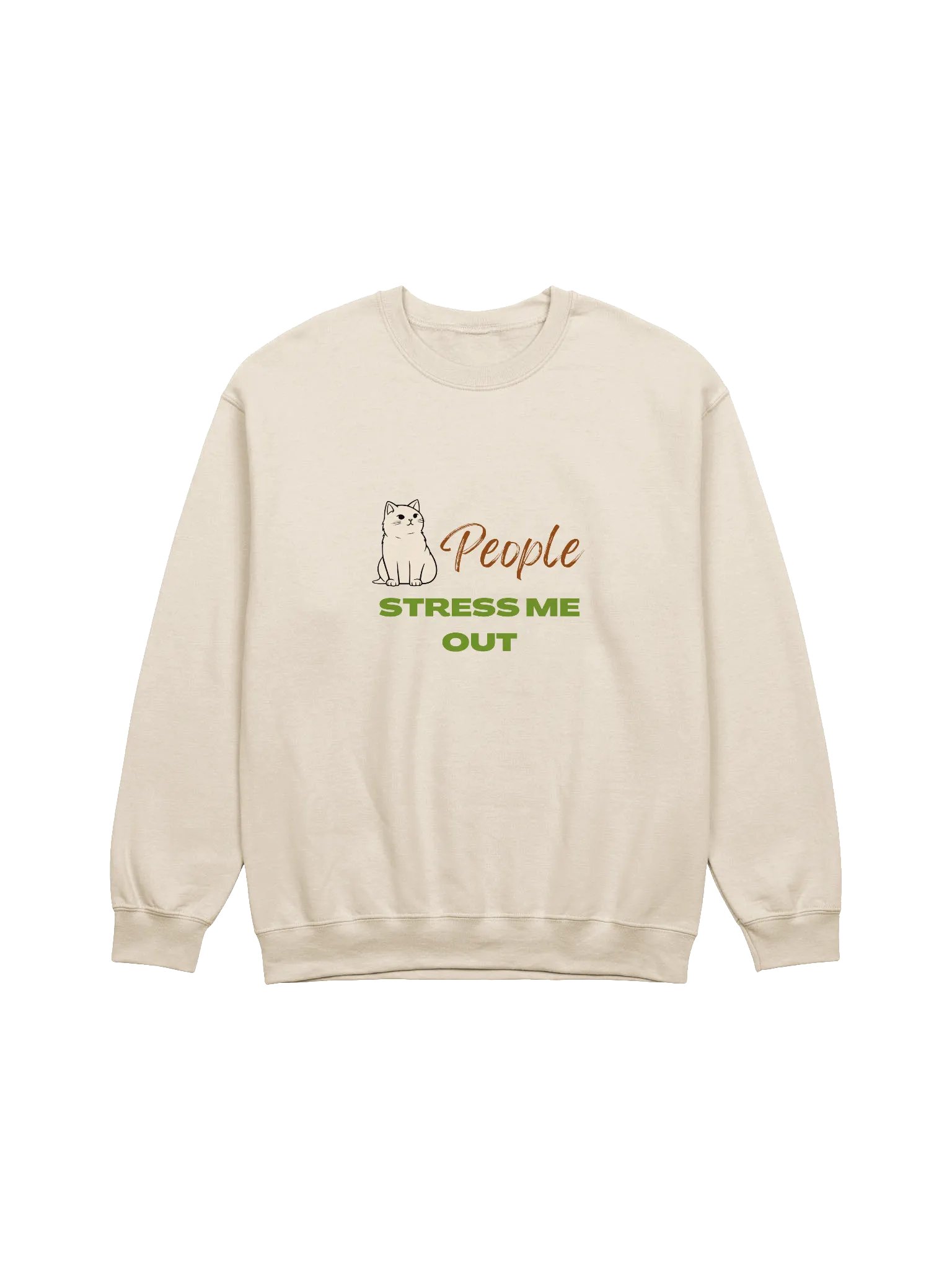 People Stress Me Out Crewneck Sweatshirt product image (1)