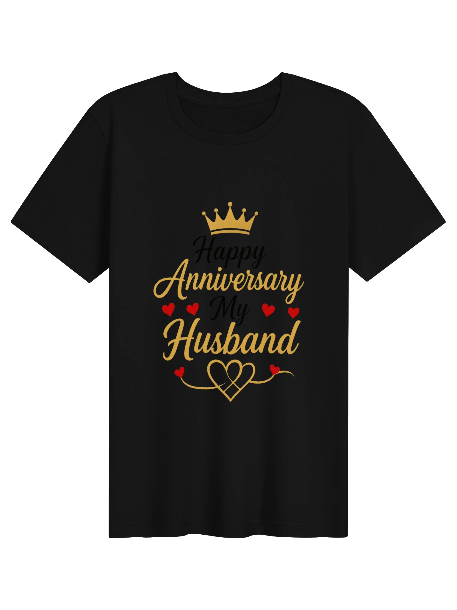 Happy Anniversary My Husband T-Shirt - Crown product image (1)