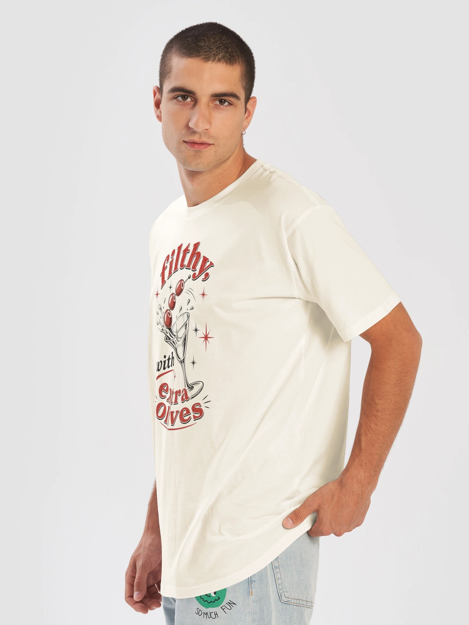 filthy, with extra olives tee product image (7)