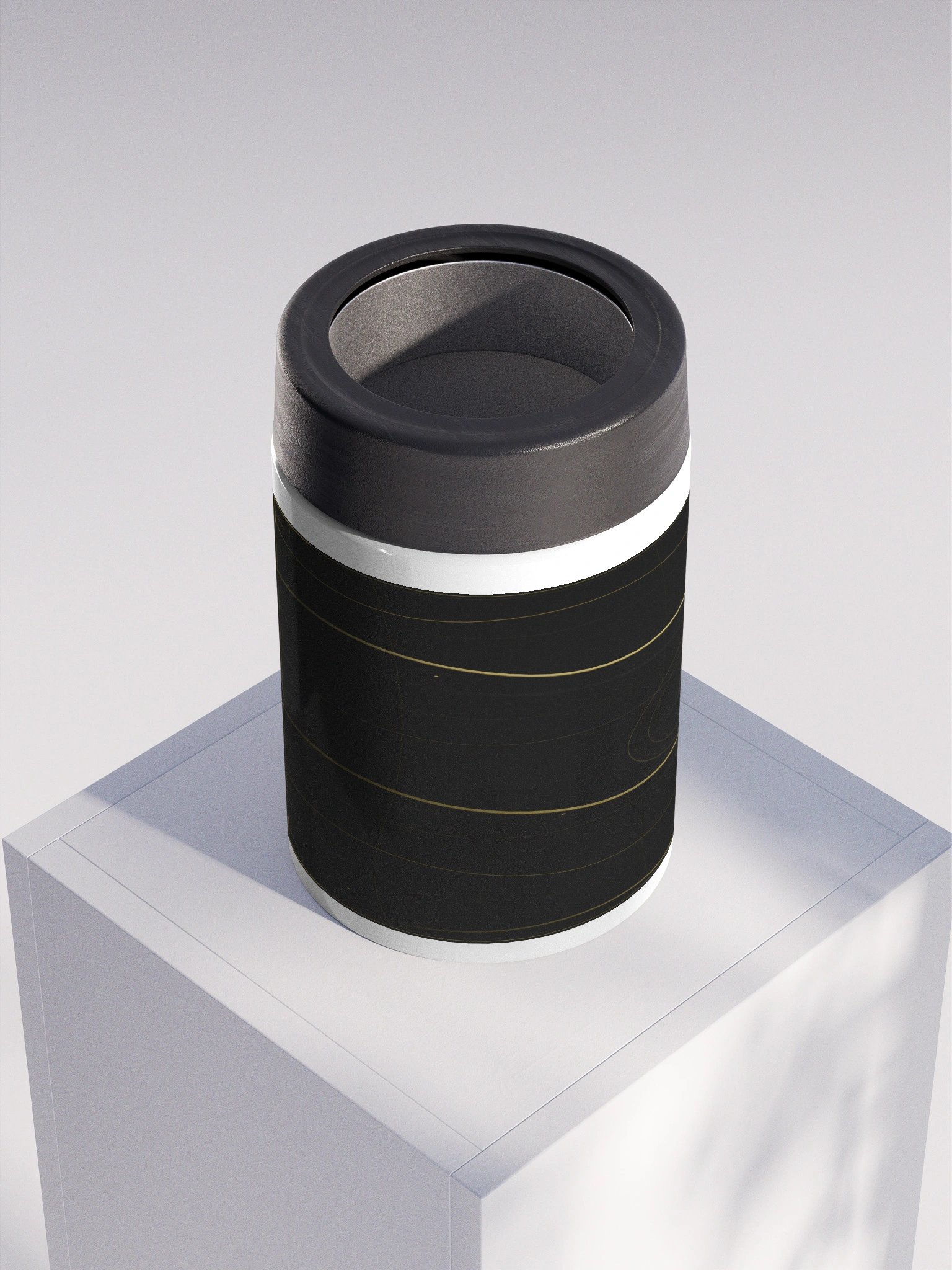Black & Gold Can Cooler (Koozie) product image (4)