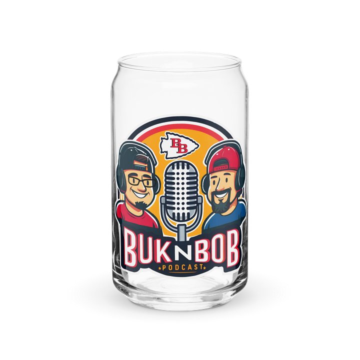 Buk N Bob Podcast Can-Shaped Glass product image (2)