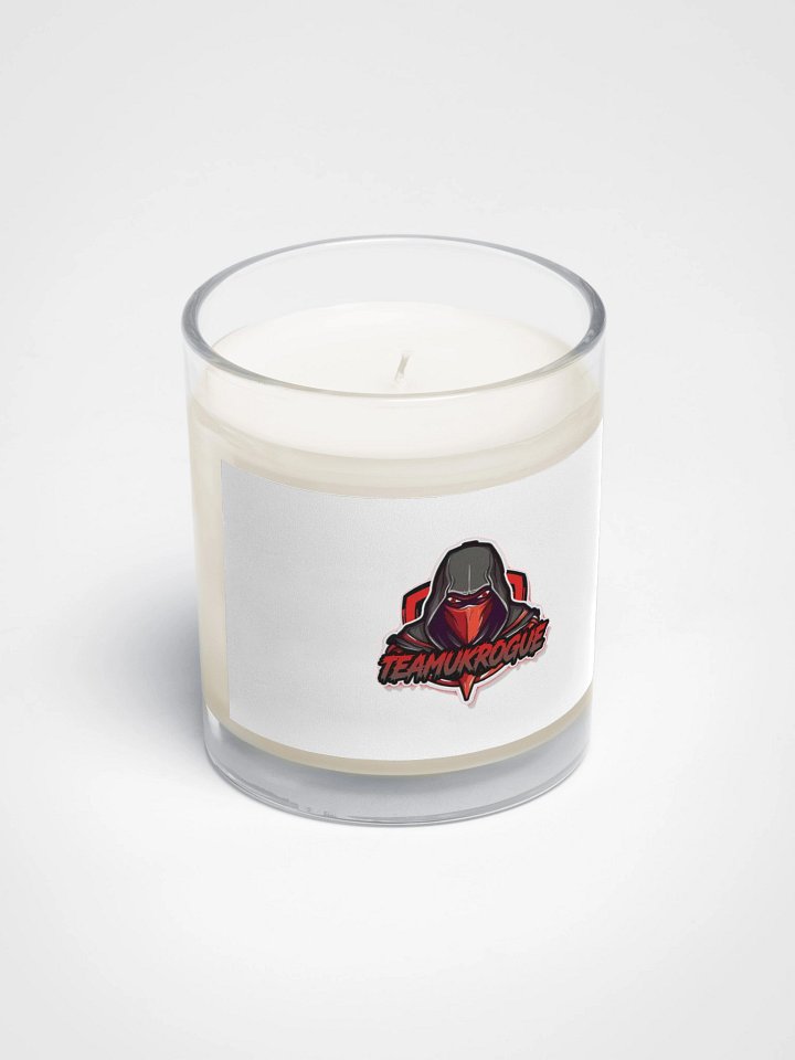 Soy Wax Candle In A Clear Glass Jar product image (2)