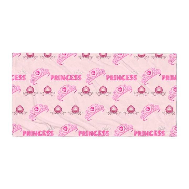 Pink Princess Sublimated Towel product image (2)
