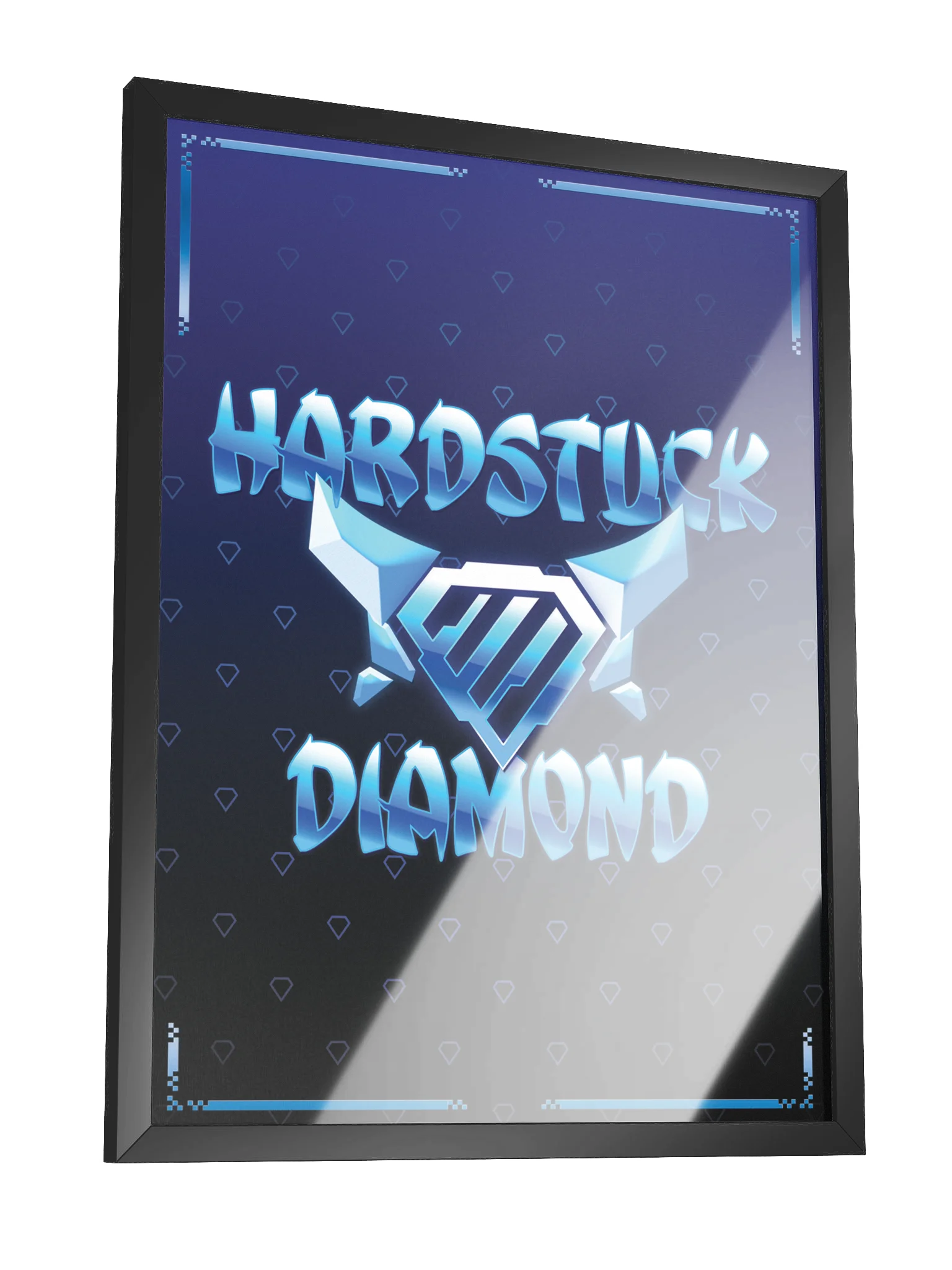 Hardstuck Diamond Framed Poster (Black) product image (3)