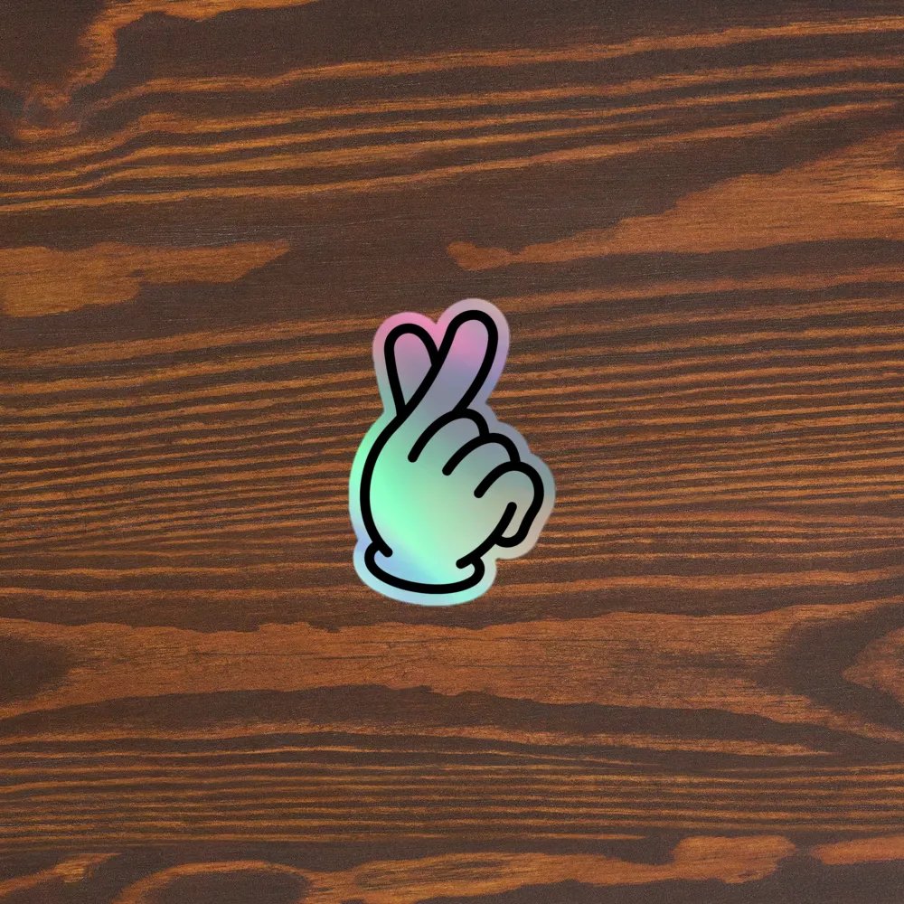 Finger heart holo product image (3)