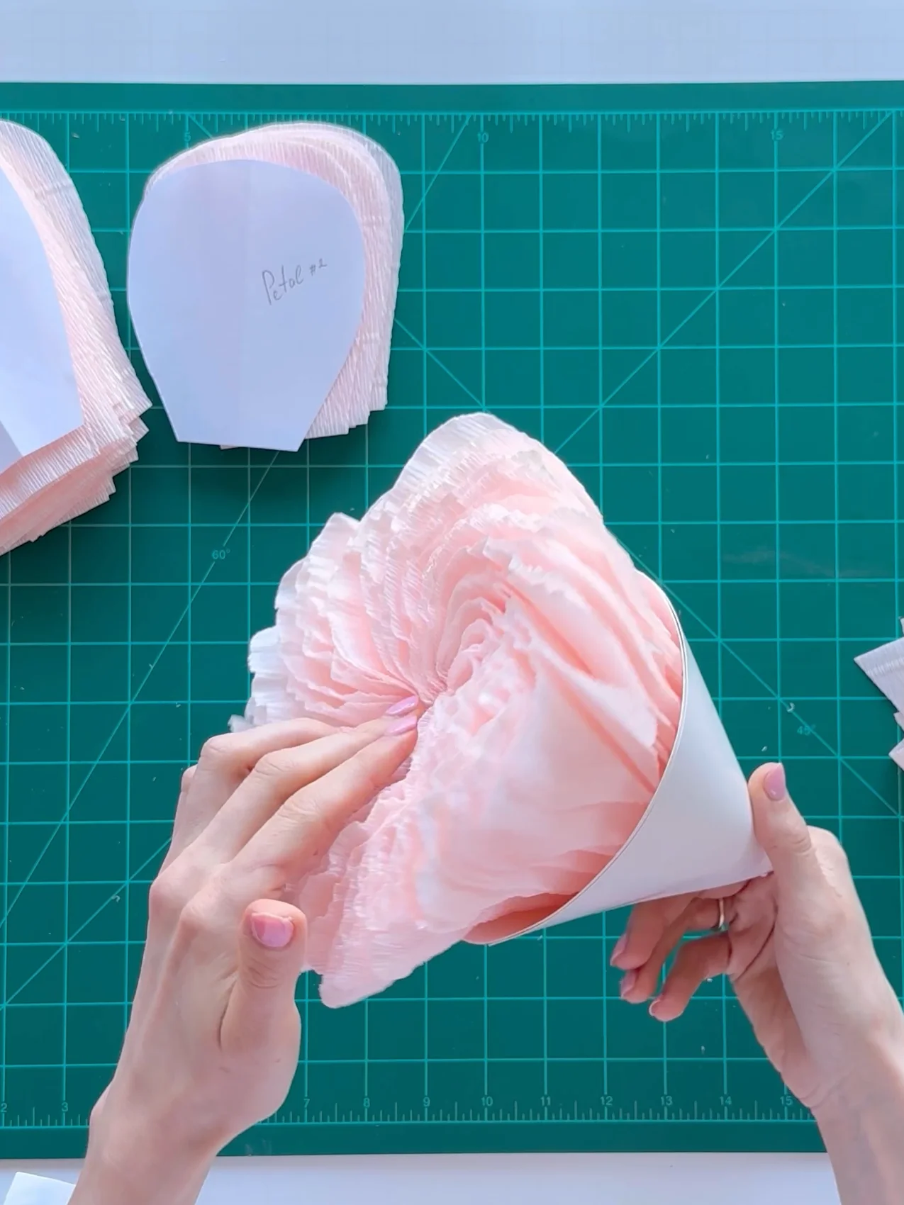 DIY Giant Paper English Rose: Templates from Video Tutorial + Materials Checklist product image (8)