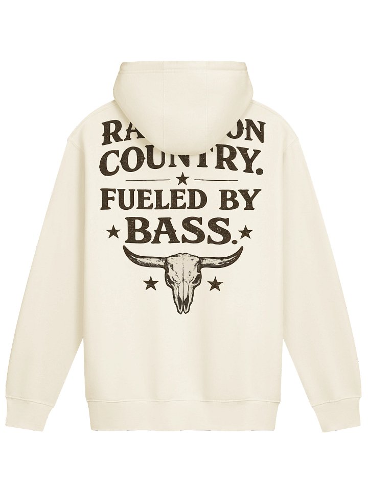Country Hardstyle | Raised on Country | Premium Hoodie (Back Print) product image (1)