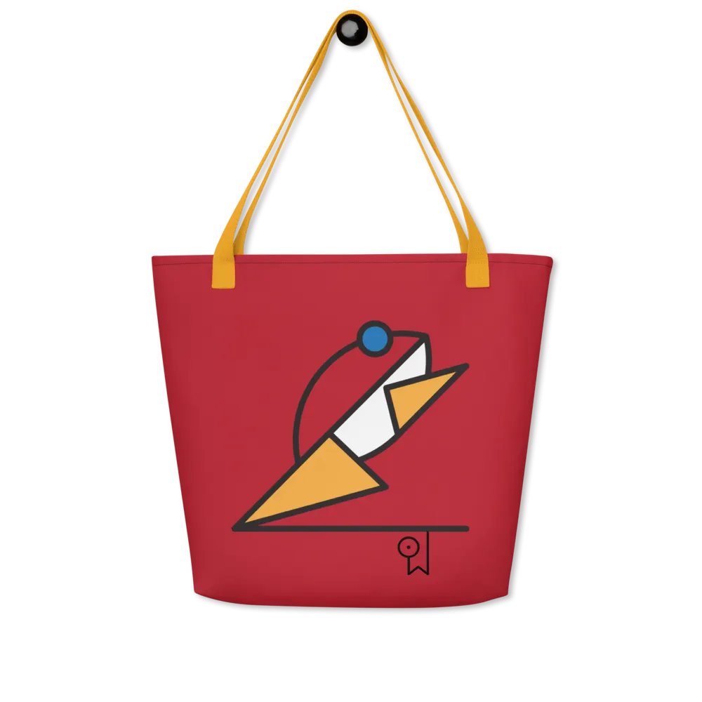 Bau Frog Icon / MO Tote Bag / Red product image (5)