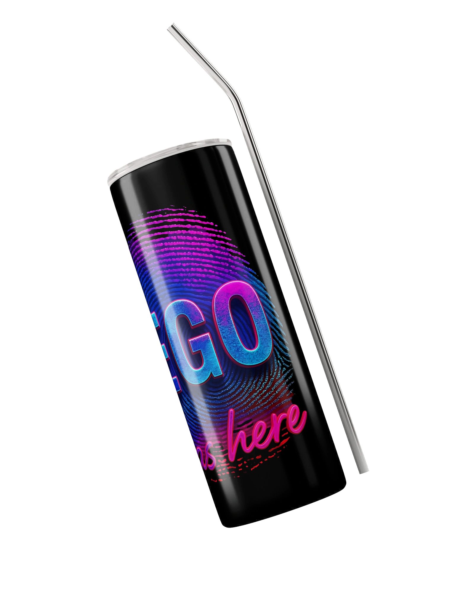 Fingerprint Stainless Steel Tumbler product image (4)