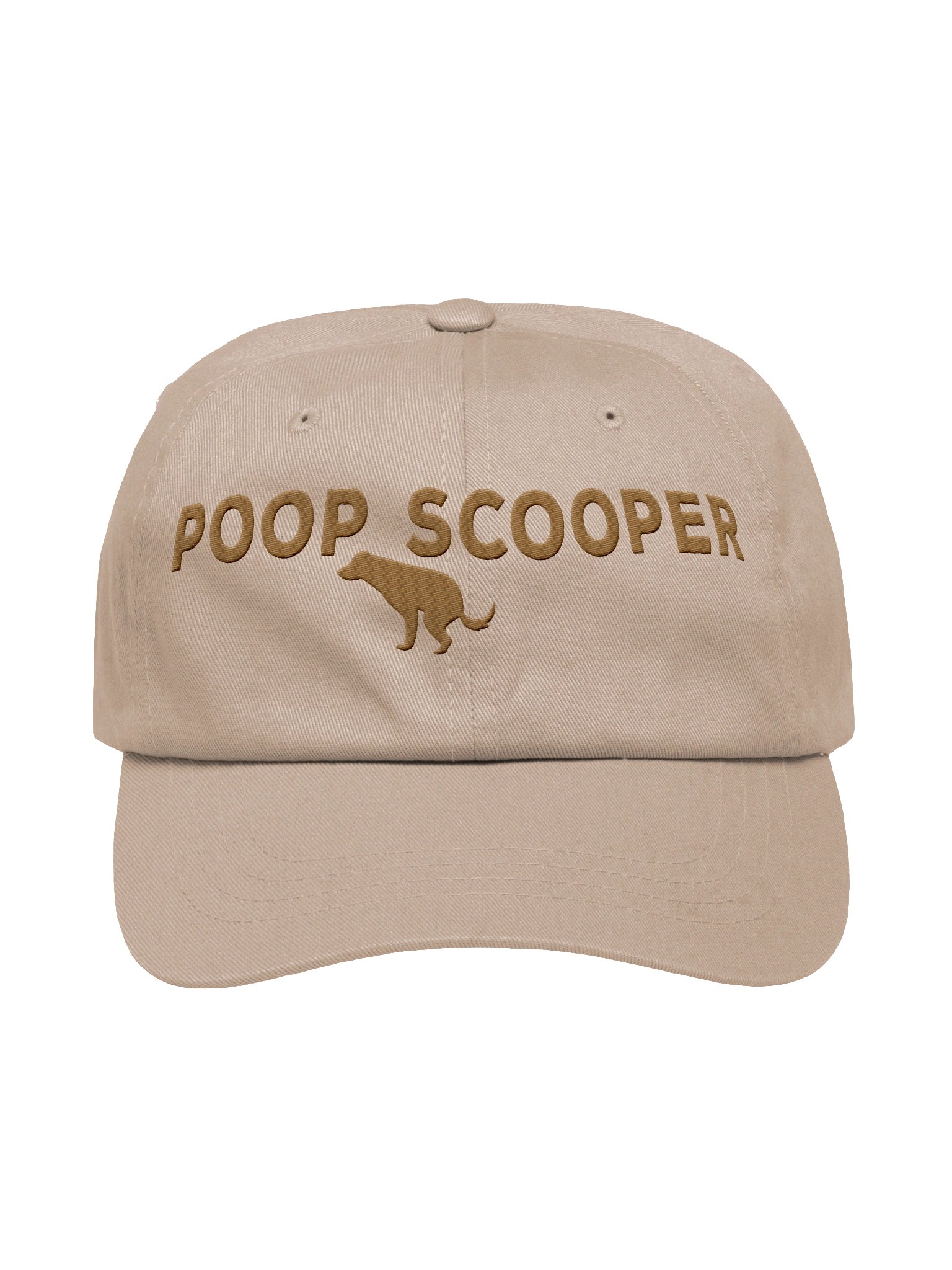 Poop Scooper (Embroidered) Tone-on-Tone Design Classic Dad Hat product image (9)