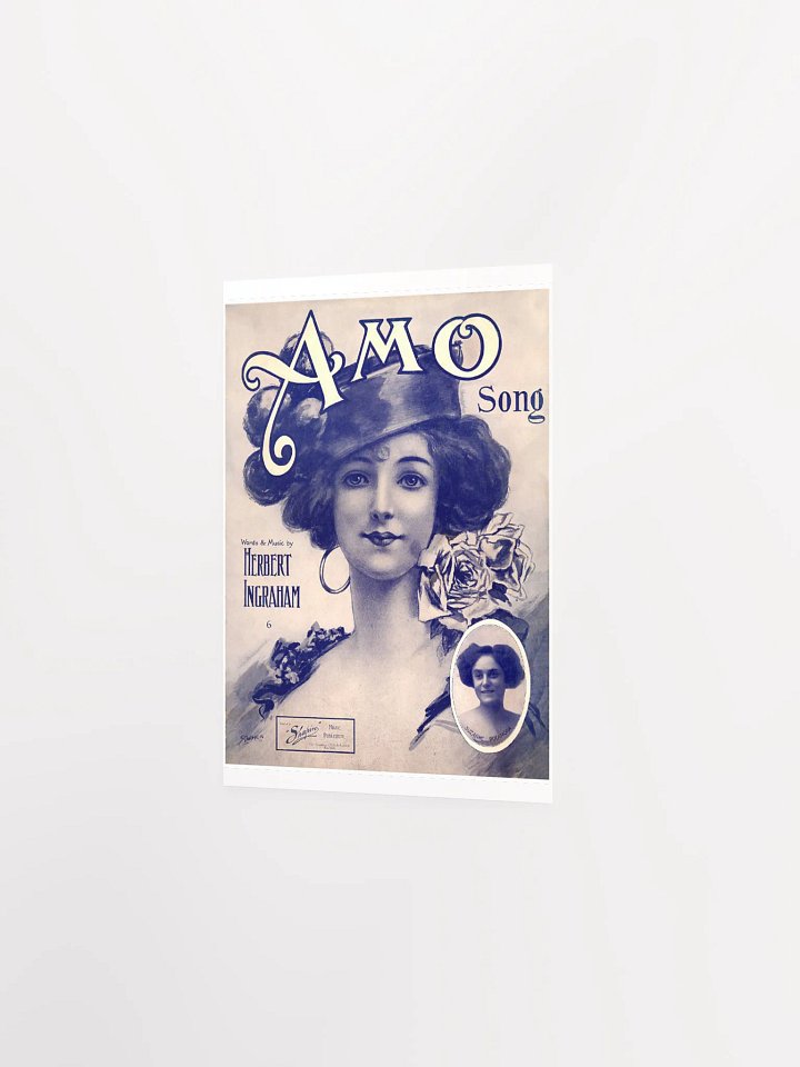 AMO Vintage Sheet Music Poster product image (3)