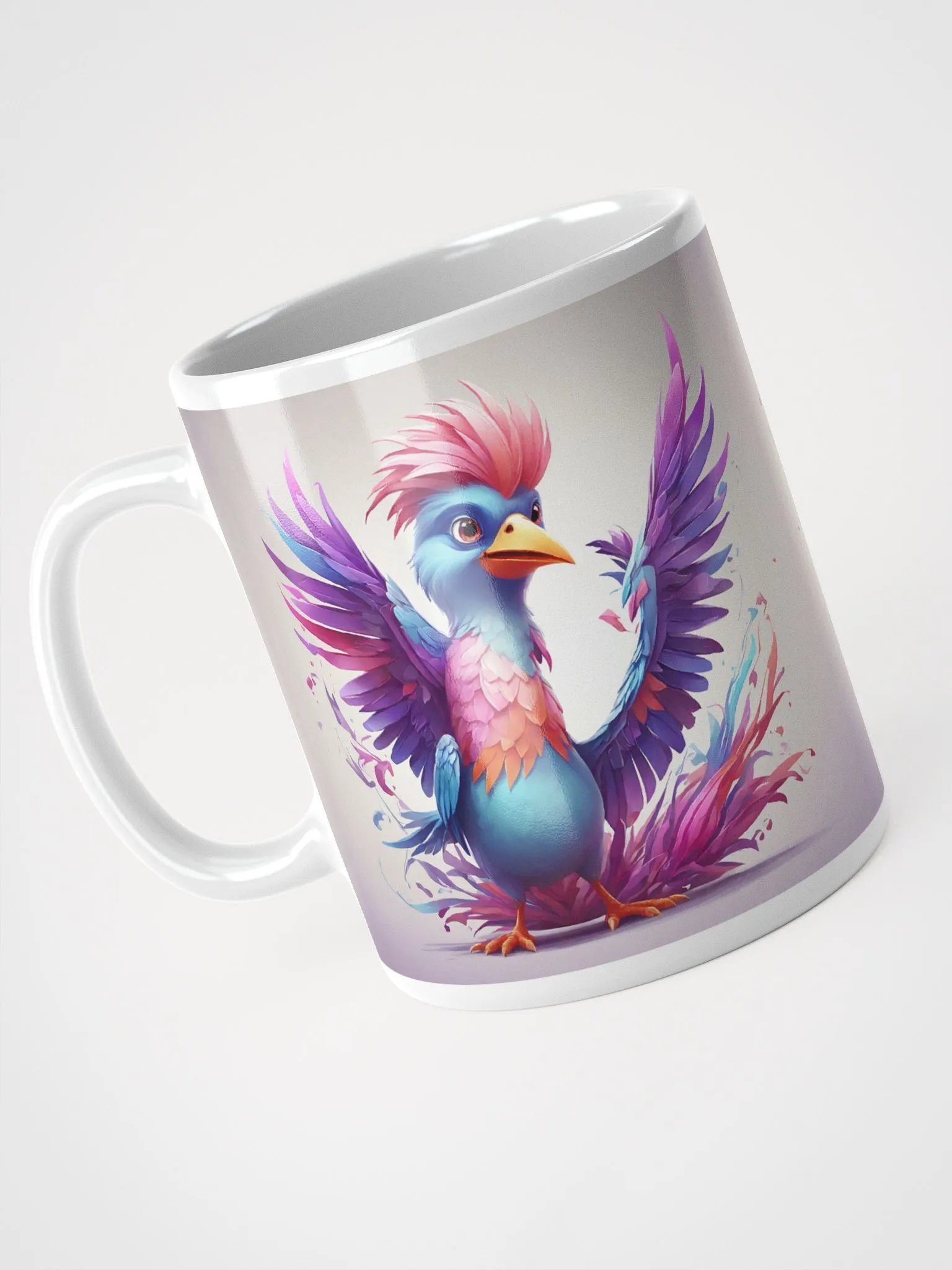 Open wings glossy mug product image (5)