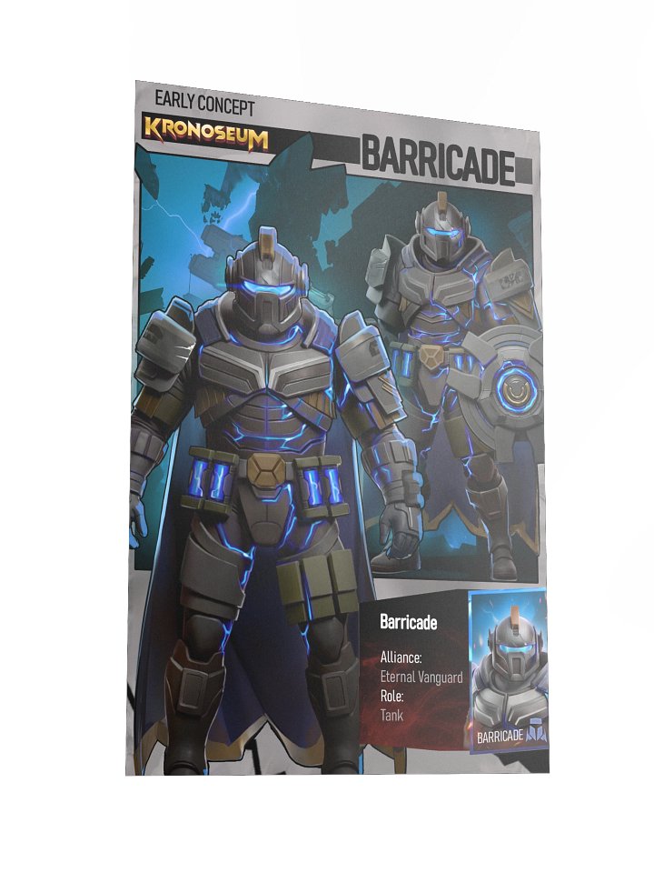 Barricade Early Concept Art Poster product image (2)