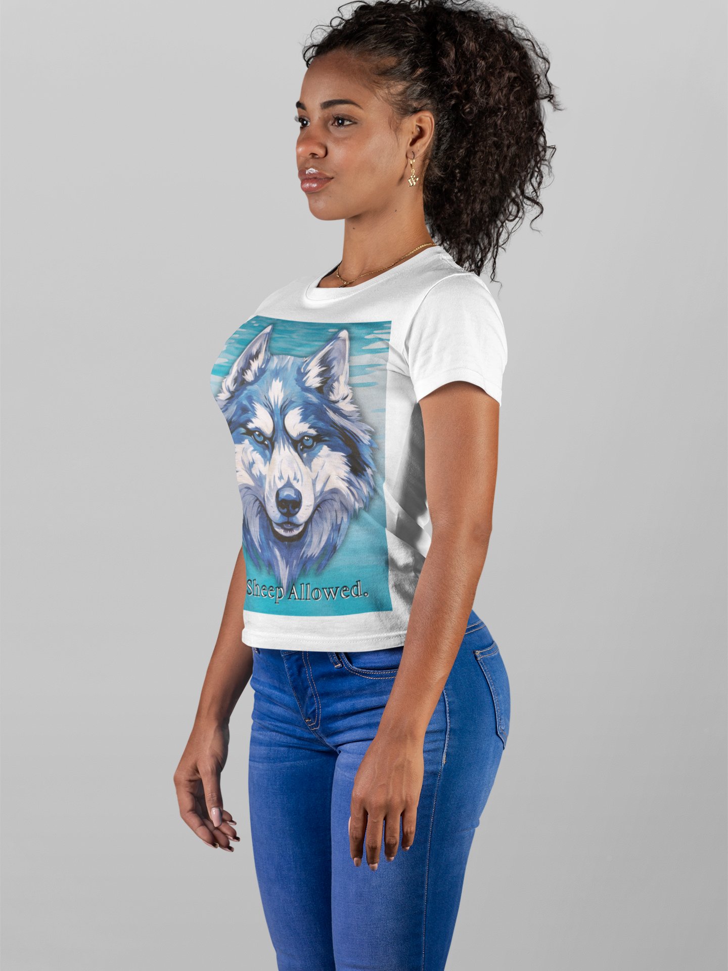 Never the Prey Wolf Graphic Tee product image (9)