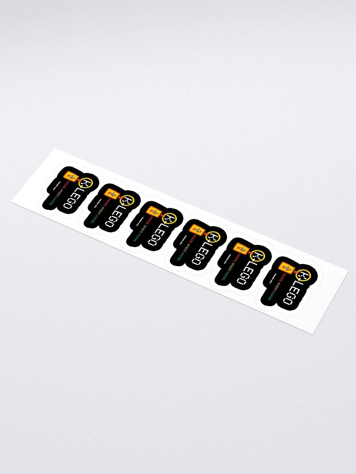 Klego Kiss Cut Stickers (Set of 6) product image (1)