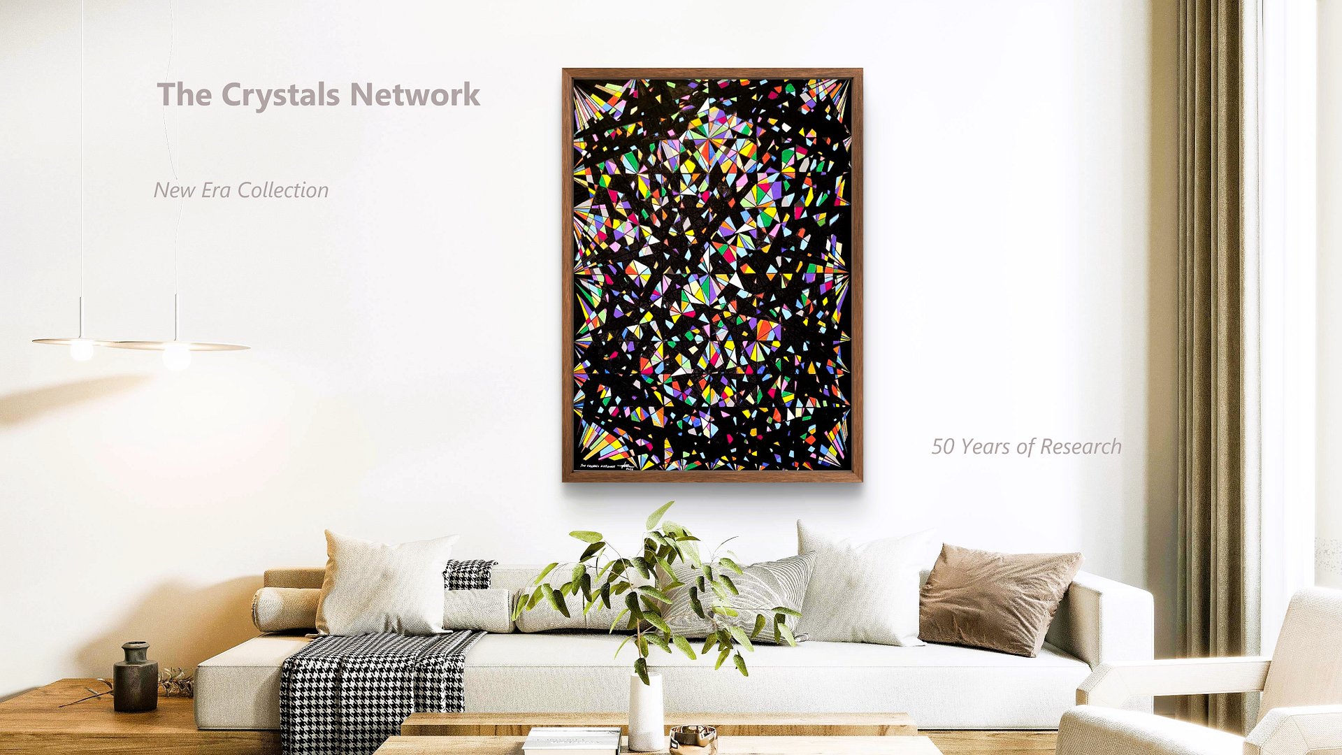 The Crystals Network — Fine Art Print with Frame product image (146)