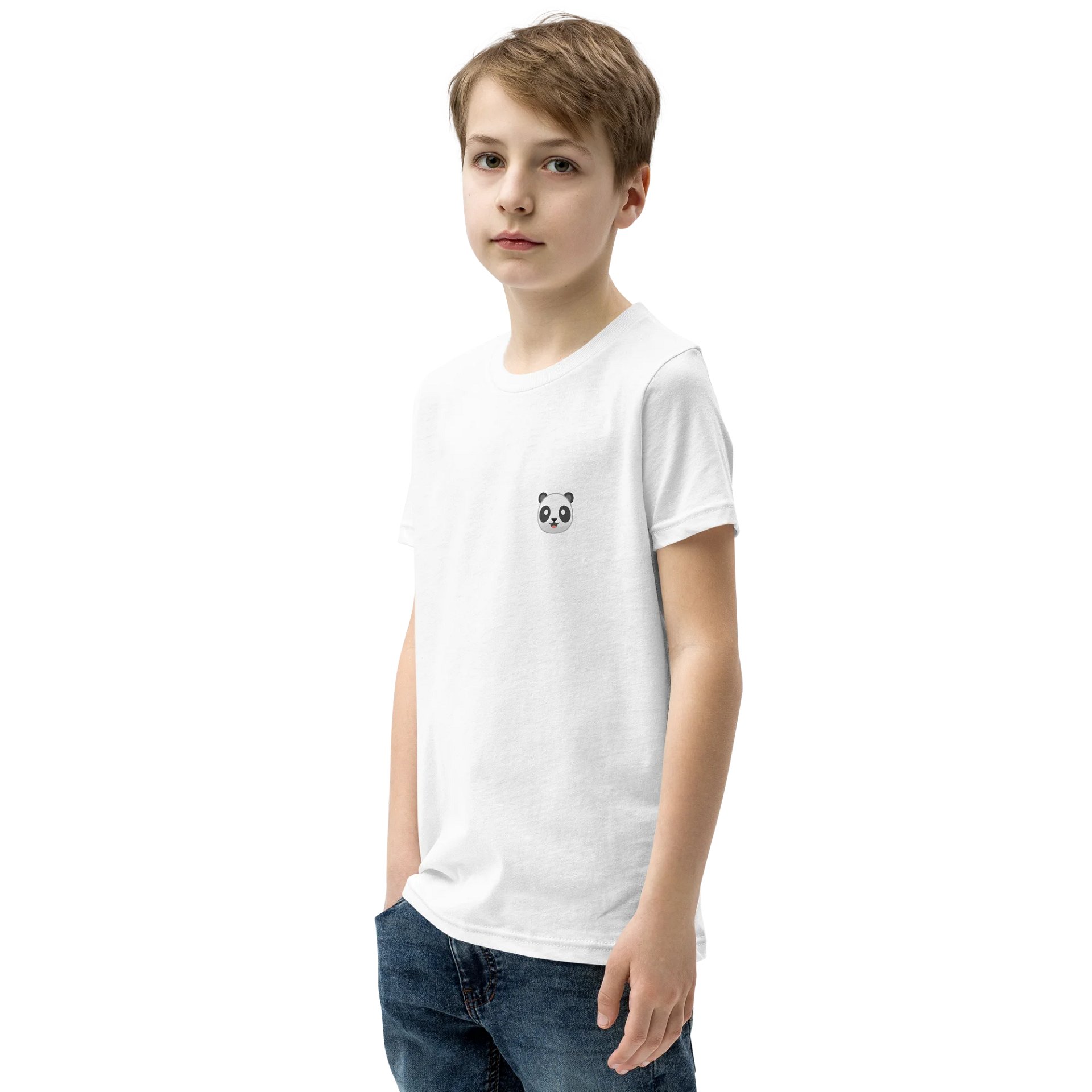 Panda Logo Youth Short Sleeve T-Shirt product image (67)