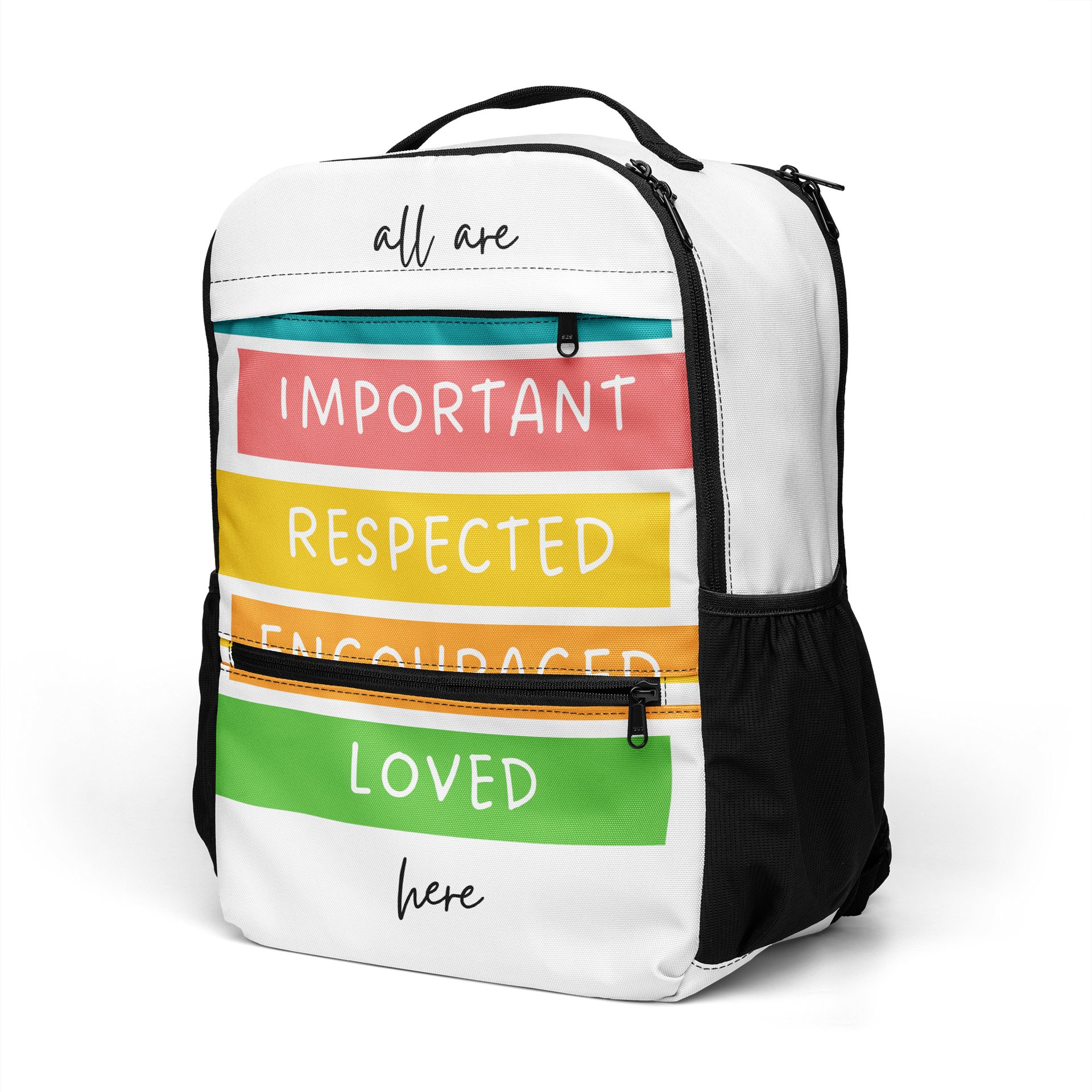 Welcome & Empower All-Over Print Backpack product image (5)