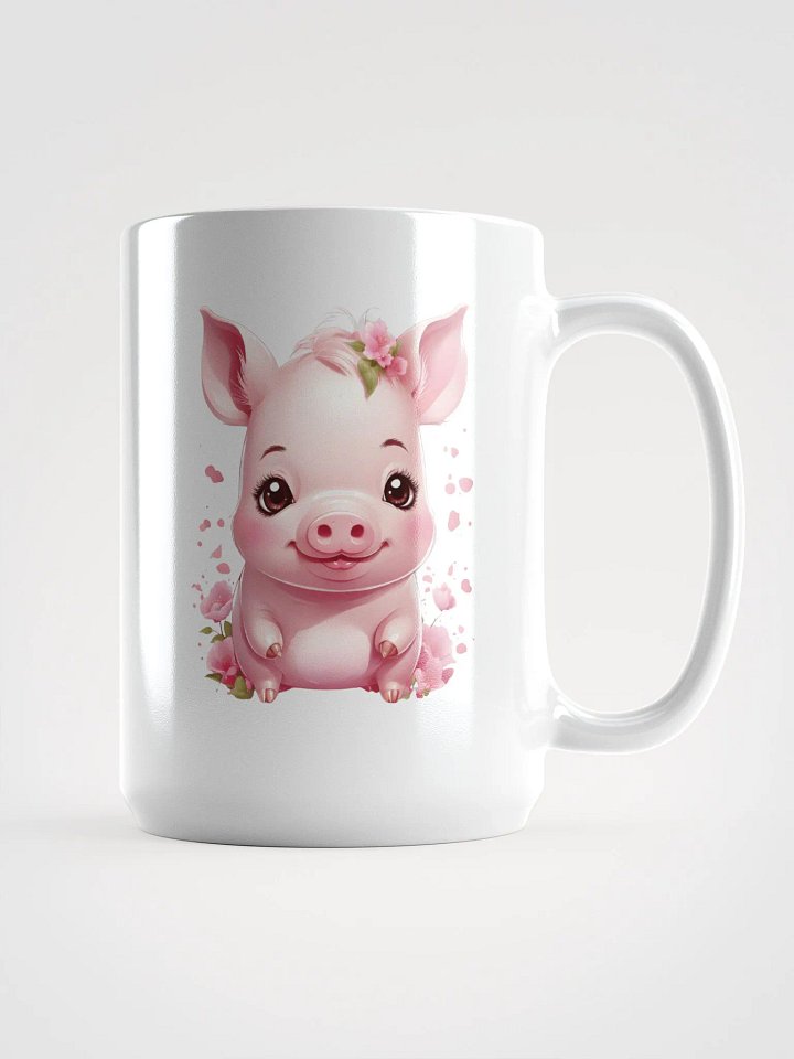 Charming Piglet White Glossy Mug product image (1)