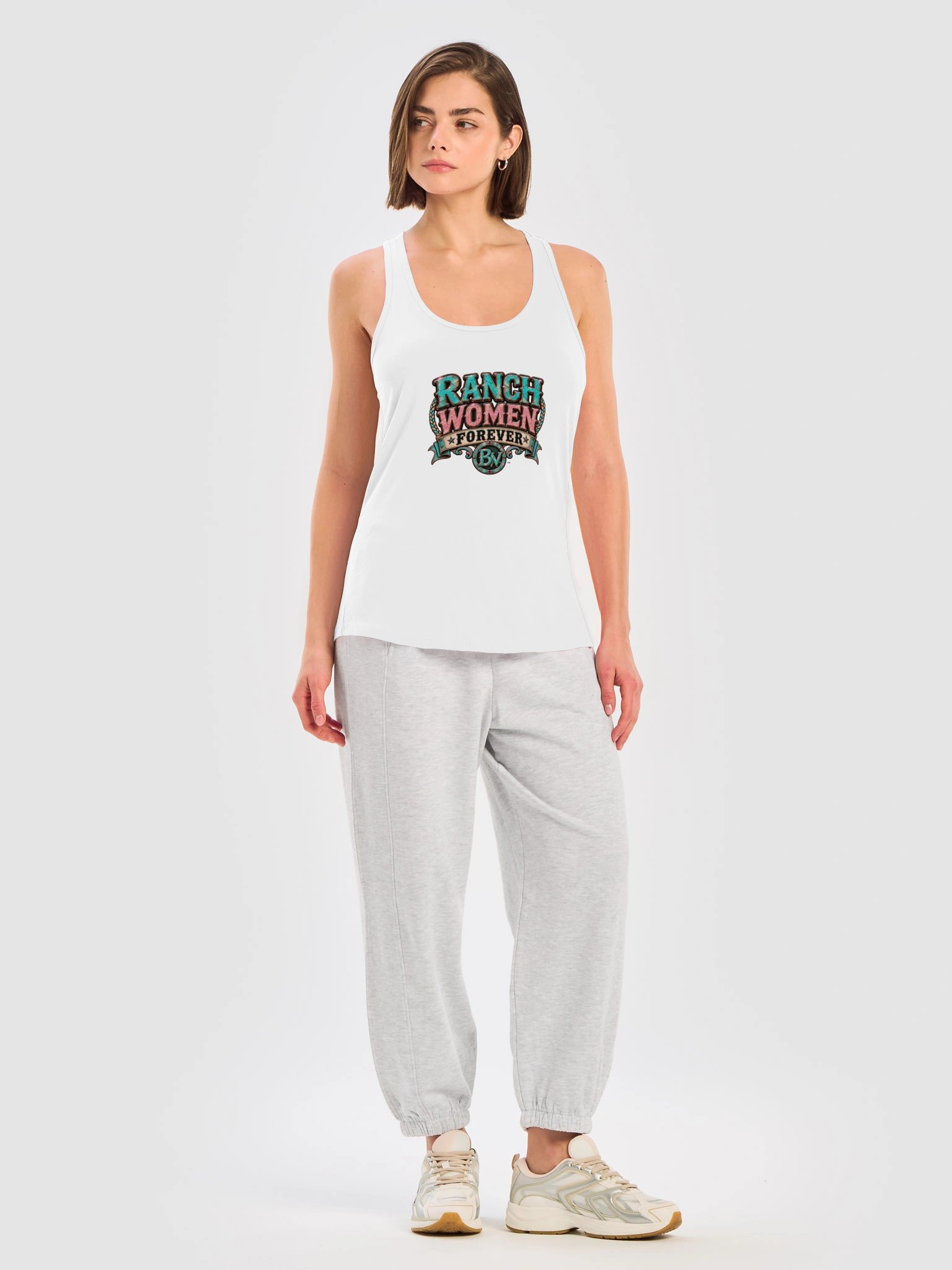 Women's Ranch Life Tank Top — Ranch Women Forever Racerback | Broken Women!™ product image (6)