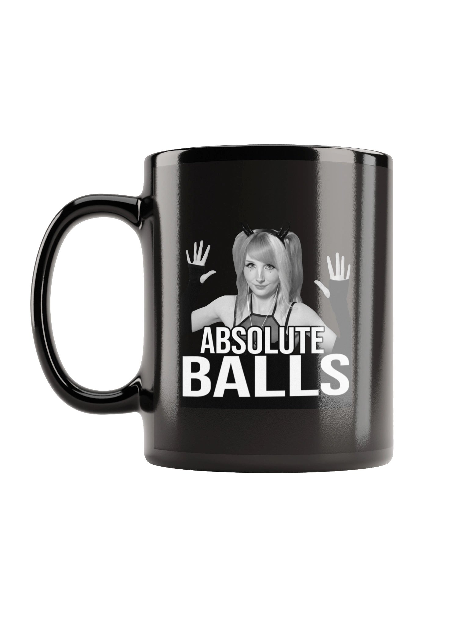 Absolute Pixie Black Glossy Mug product image (1)