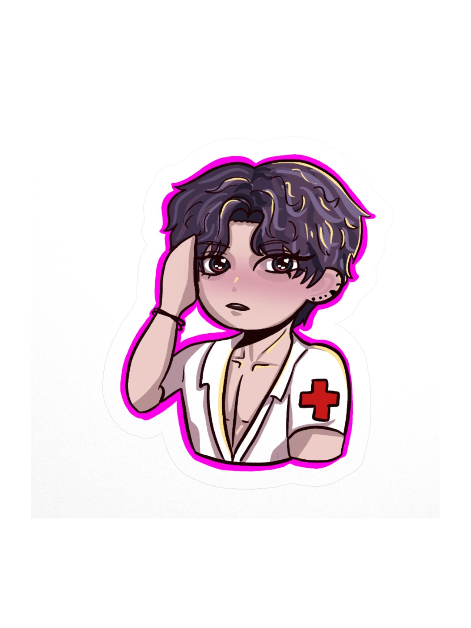 mr fishy nurse costume stickie product image (1)
