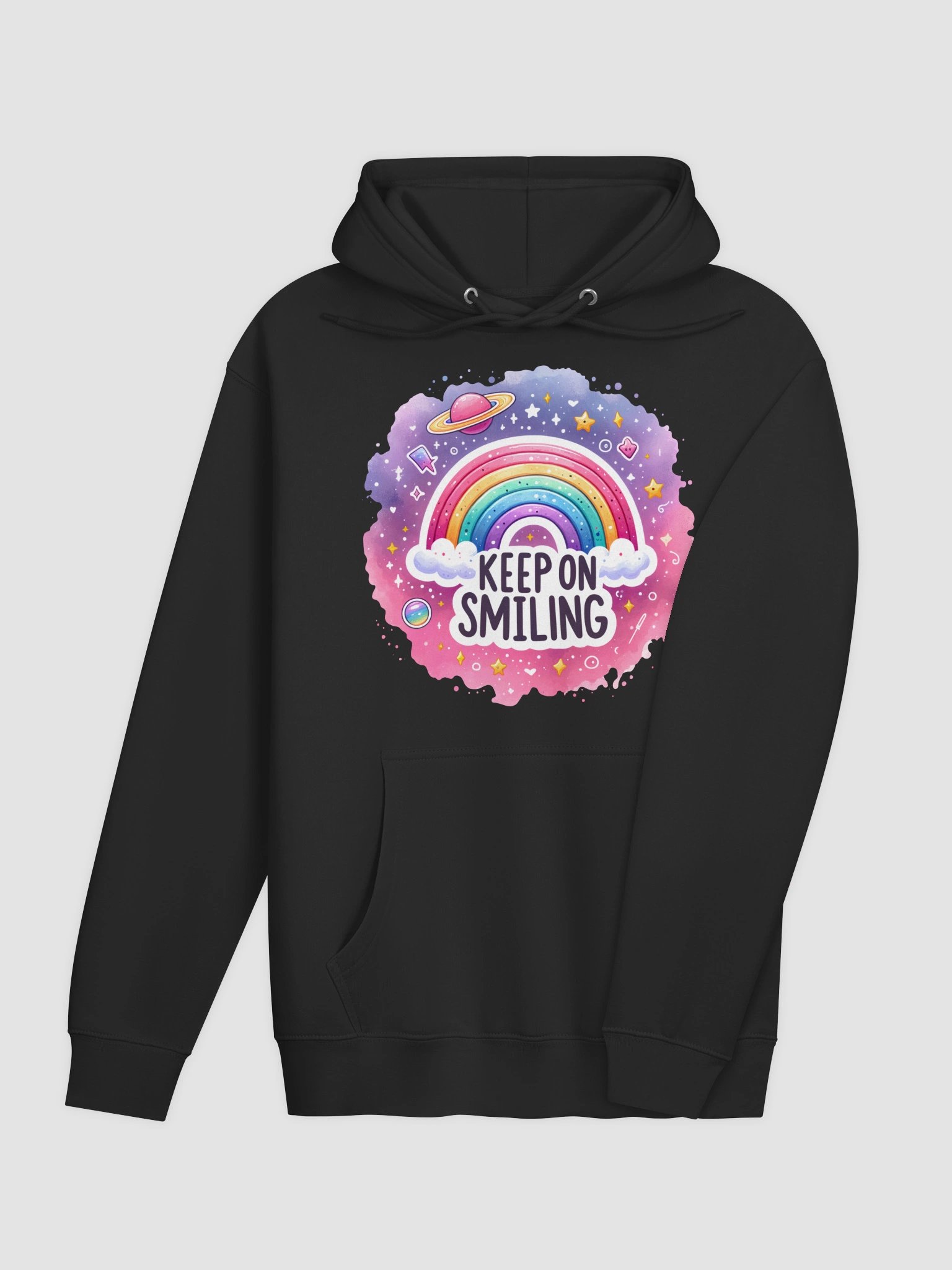 Celestial Smile Rainbow Hoodie product image (28)