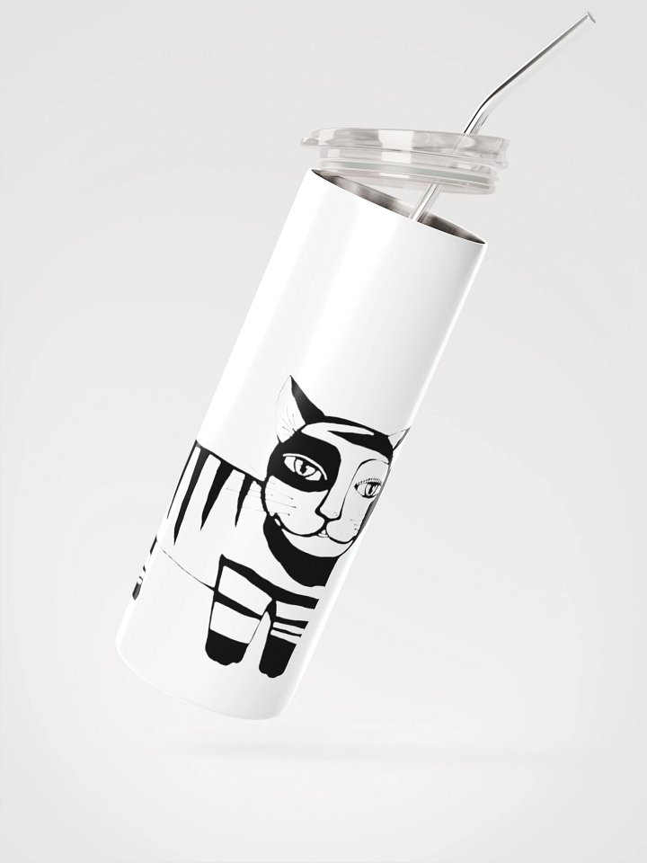 Eco-Friendly Stainless Steel Tumbler with Reusable Straw product image (2)