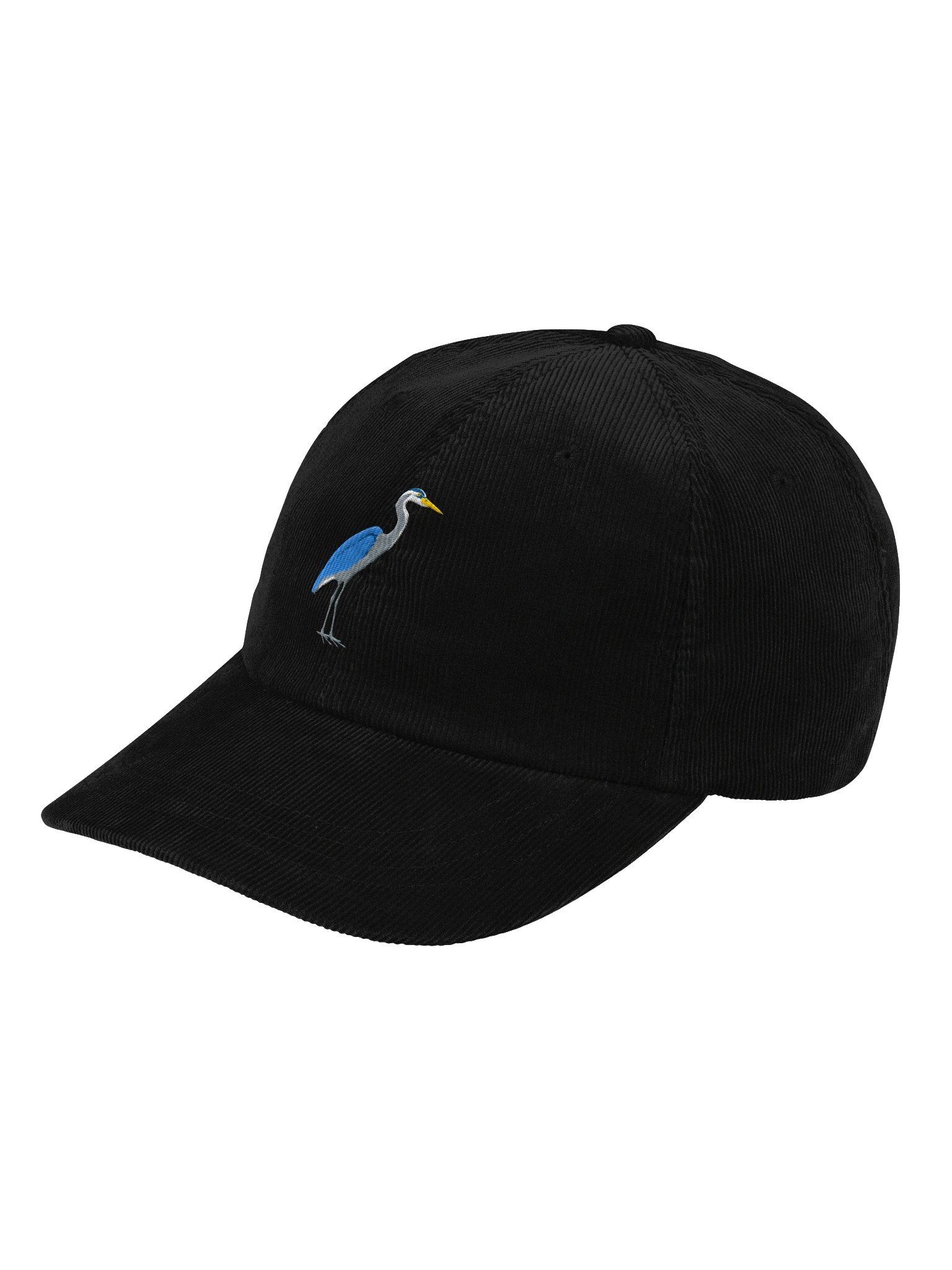 Great Blue Heron Embroidered Corduroy Hat product image (11)