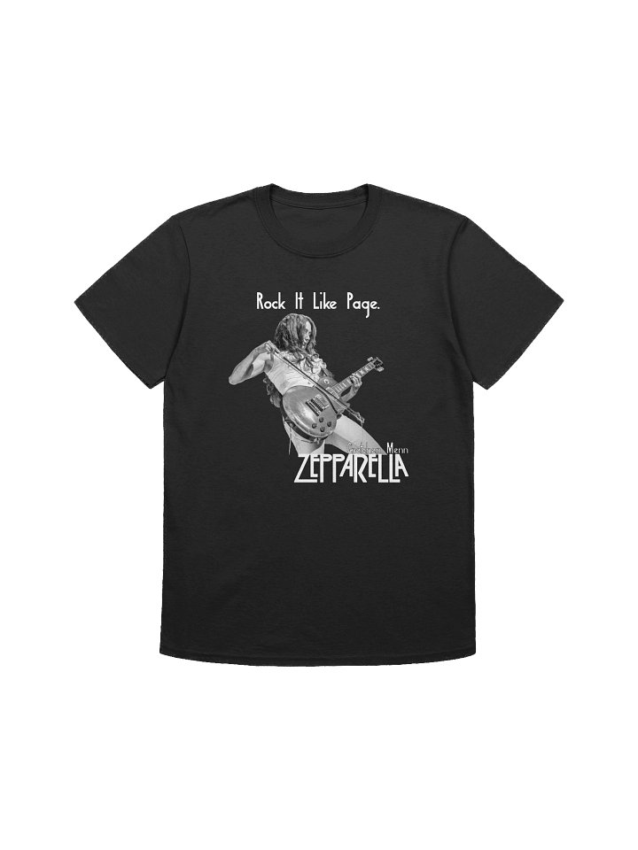 Rock It Like Page - Gretchen Menn Tee - Black and White Design product image (1)
