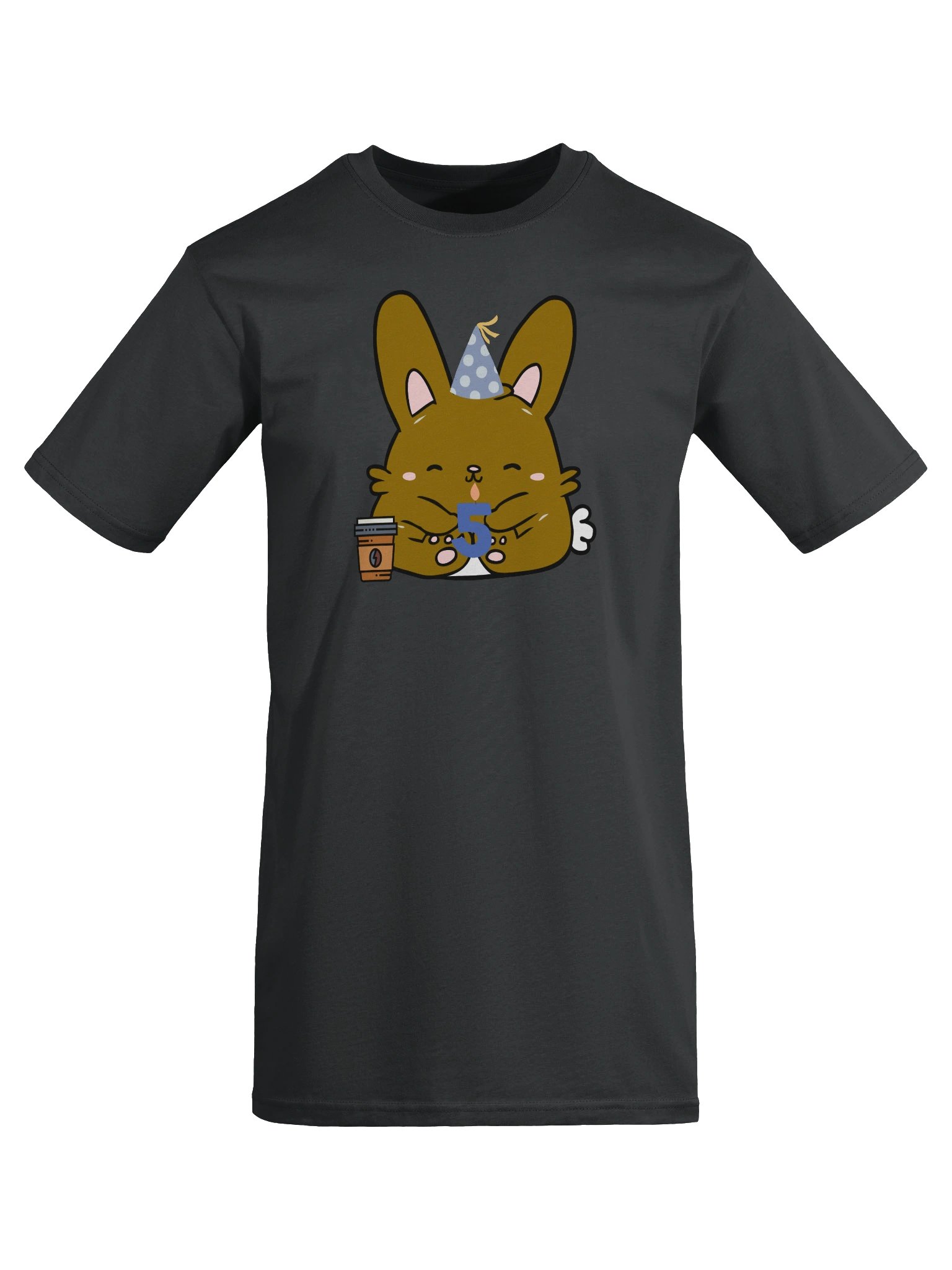 Coffee Bunny 5th Birthday Tee product image (30)