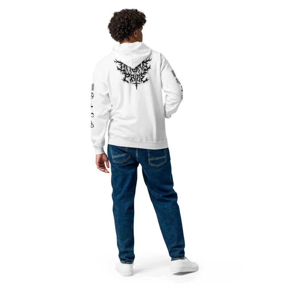 Ottomus Prime Metal Logo Zip-up (White) product image (10)