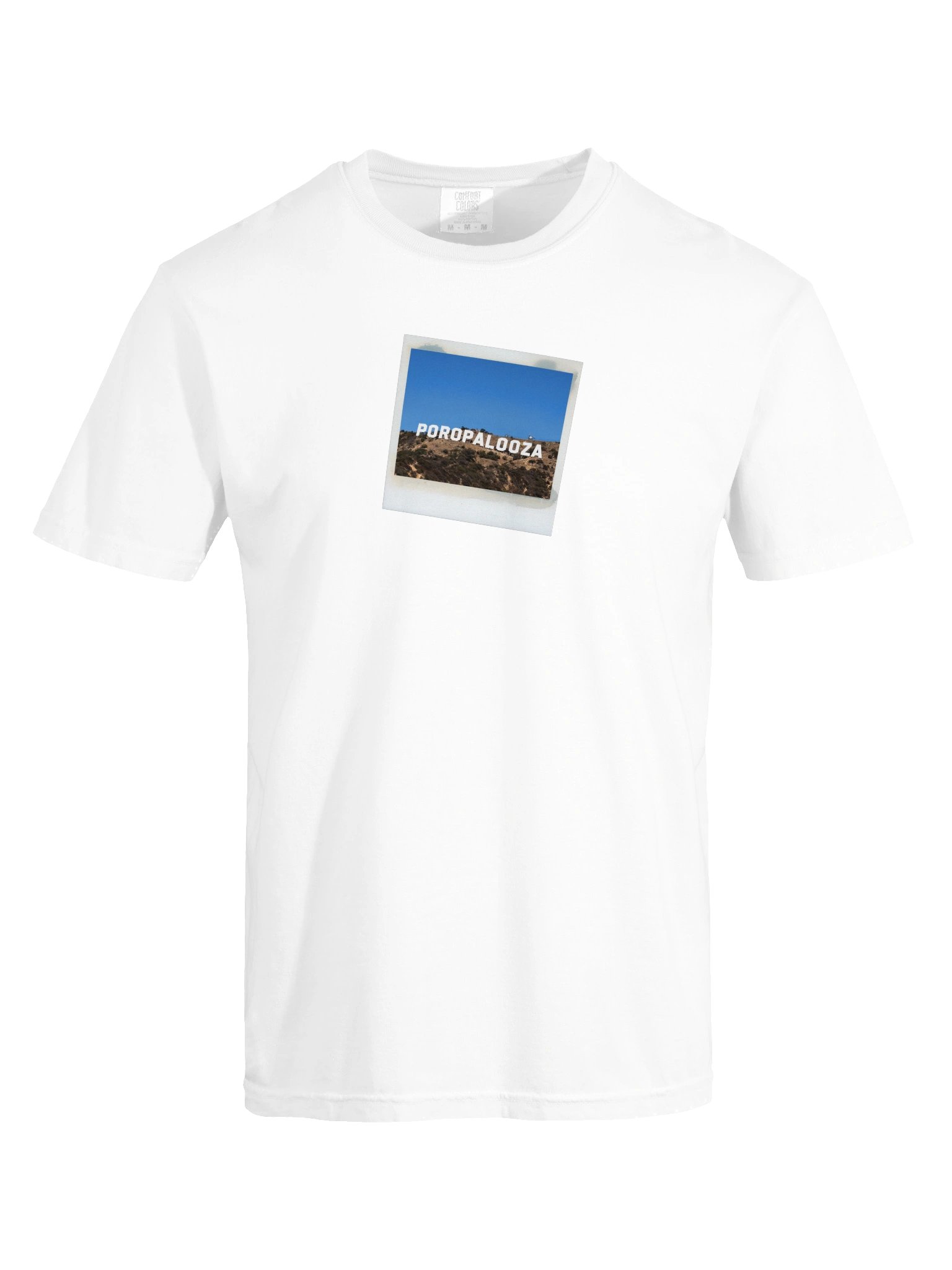 Poropalooza: Porolaroid Camera Garment Dyed Tee product image (5)