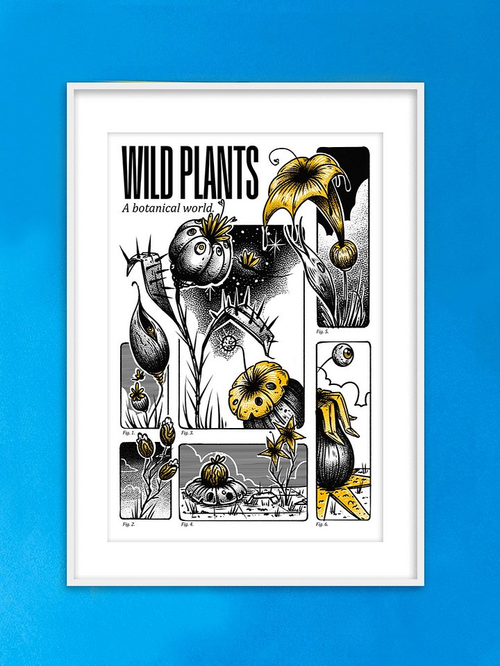 Wild Plants - Screen print product image (2)