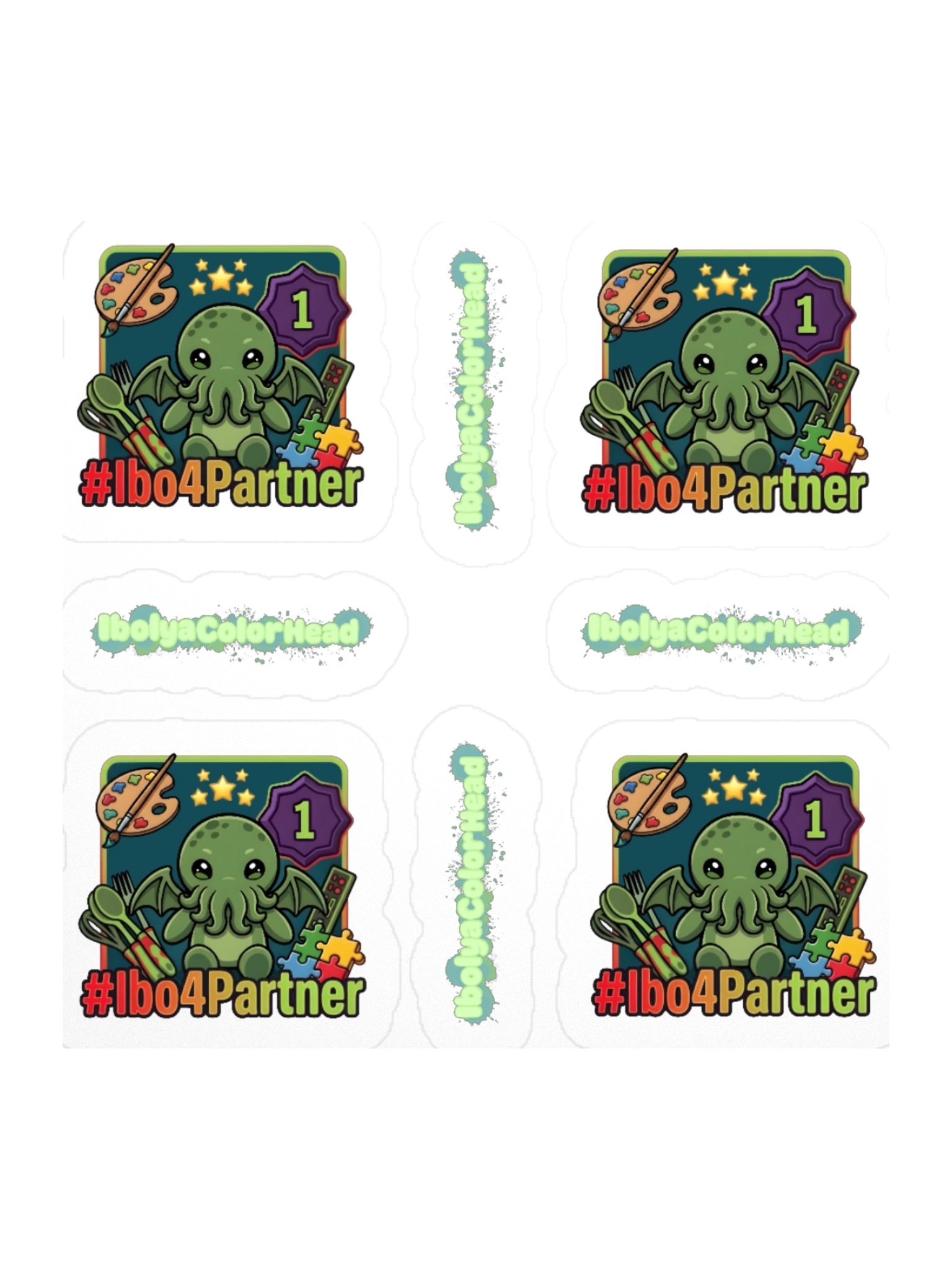 #Ibo4Partner Stickers product image (1)