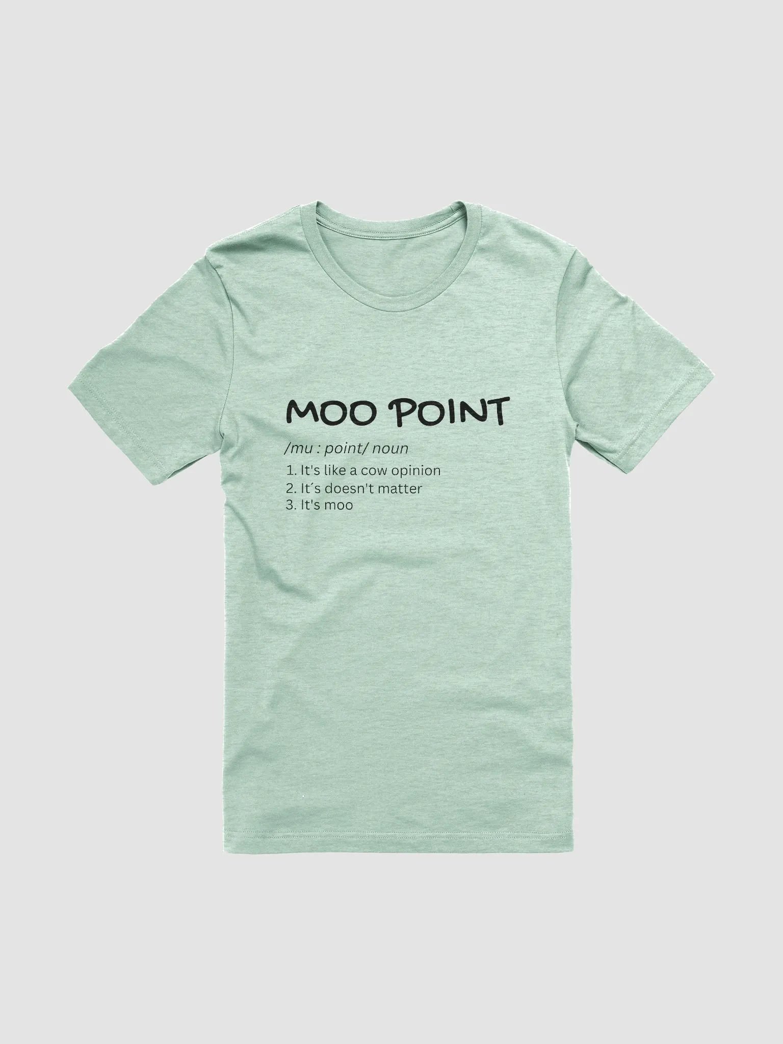 "MOO point" t-shirt product image (1)