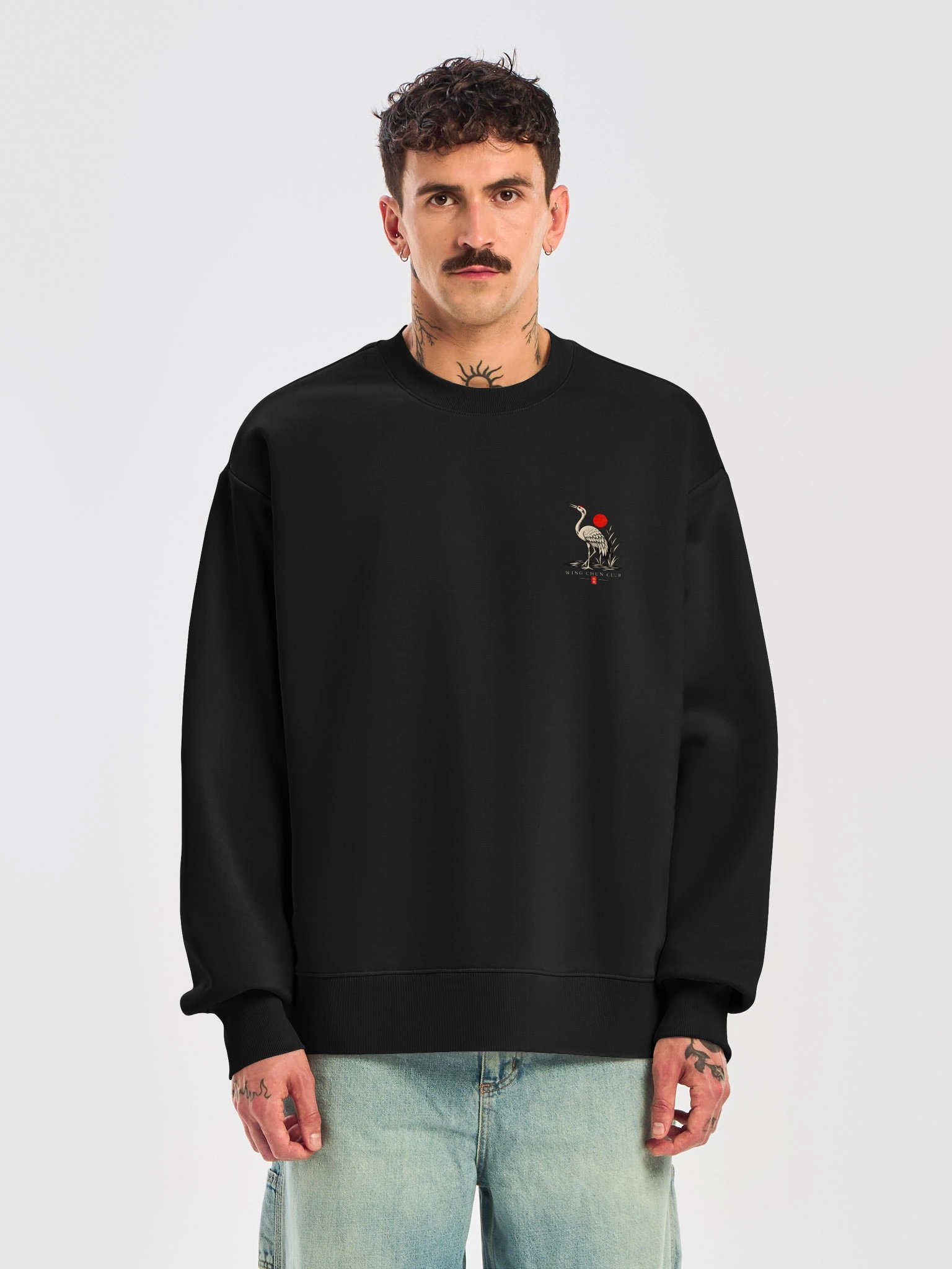 Still Crane | Wing Chun Club Originals Crewneck product image (5)
