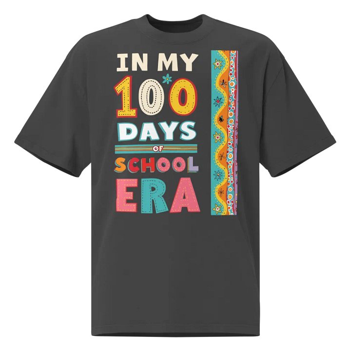 In My 100 Days of School Era Faded T-Shirt product image (1)