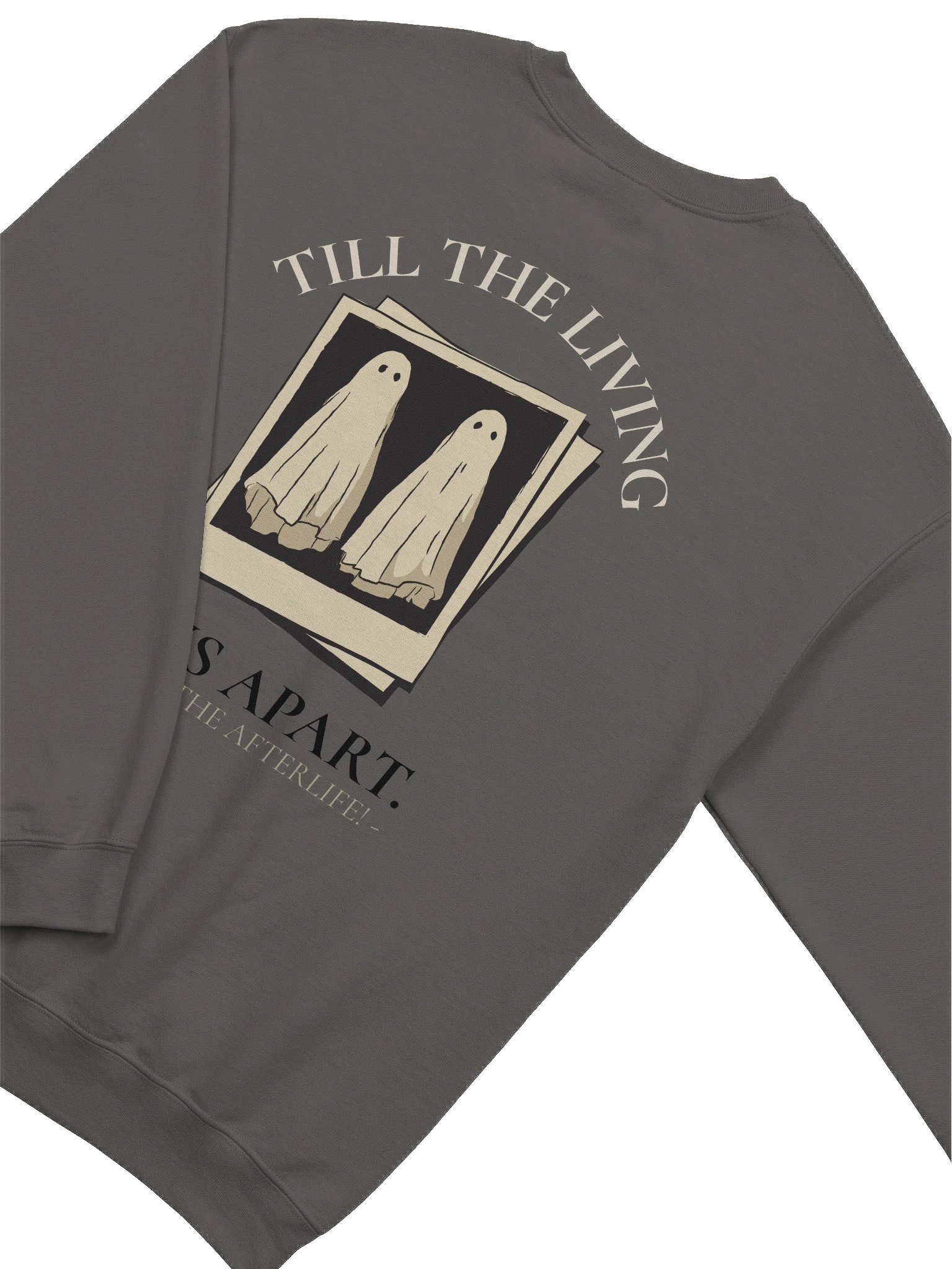 [UM Designs] Til Living Do We Part - Unisex Graphic Sweatshirt product image (4)