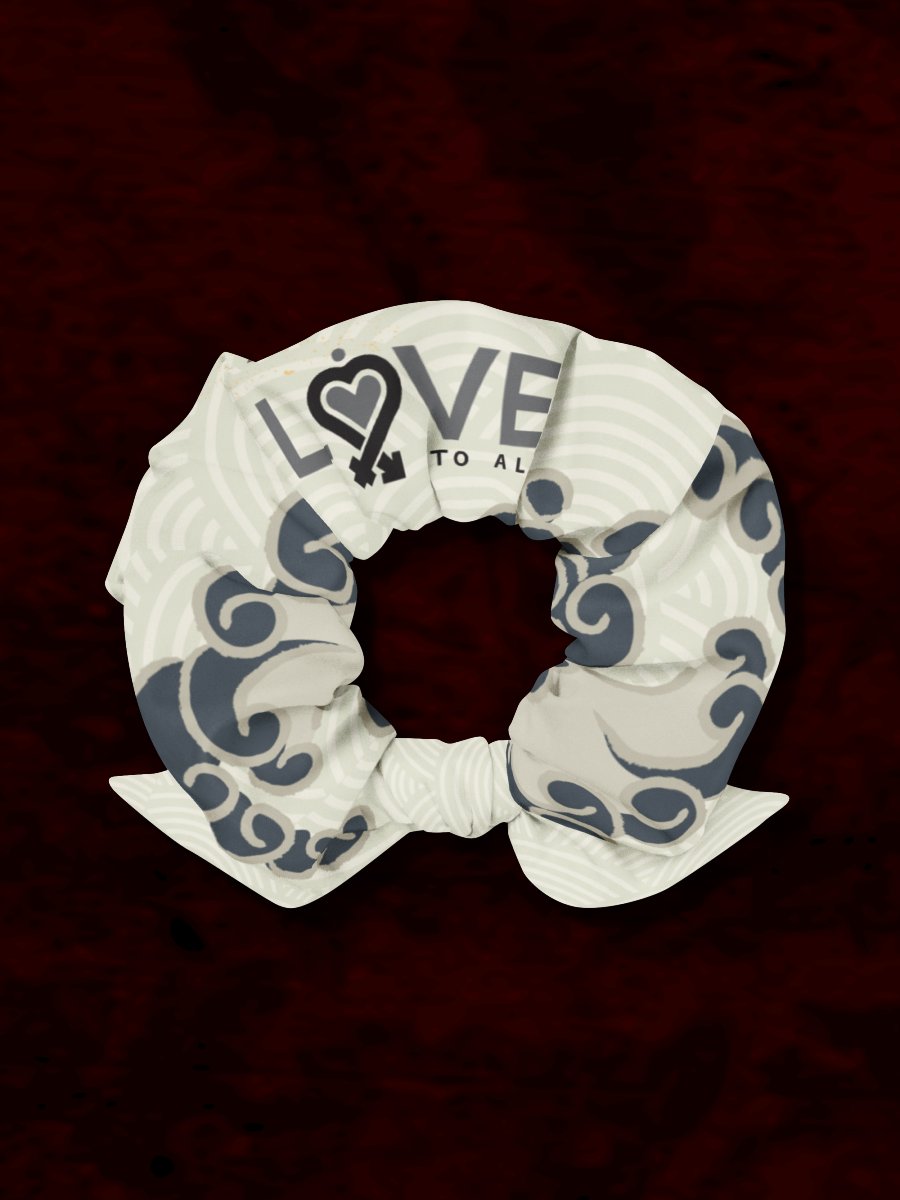 L2A Beige Wave Scrunchie product image (1)