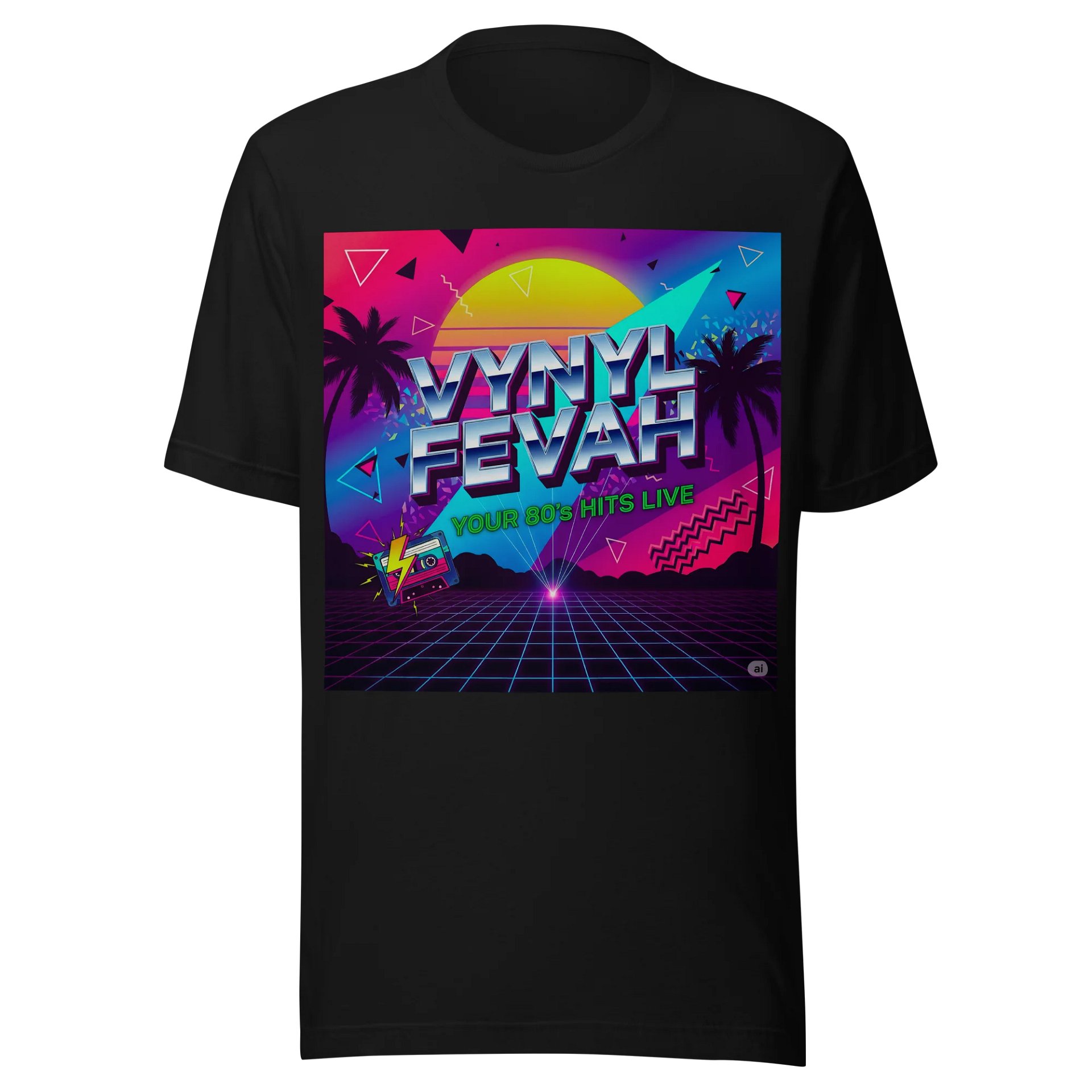 Vynyl Fevah 80s Hits Live tee product image (2)
