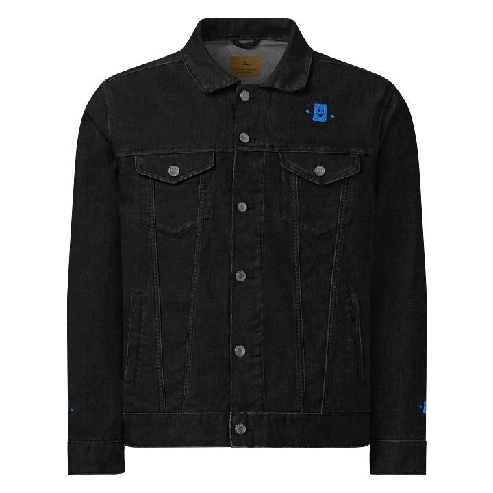 Deal Me In Black Denim Jacket product image (1)