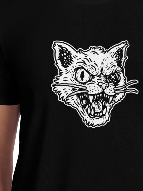 Fear the One-Eyed Cat - Athletic Mesh Tee product image (2)