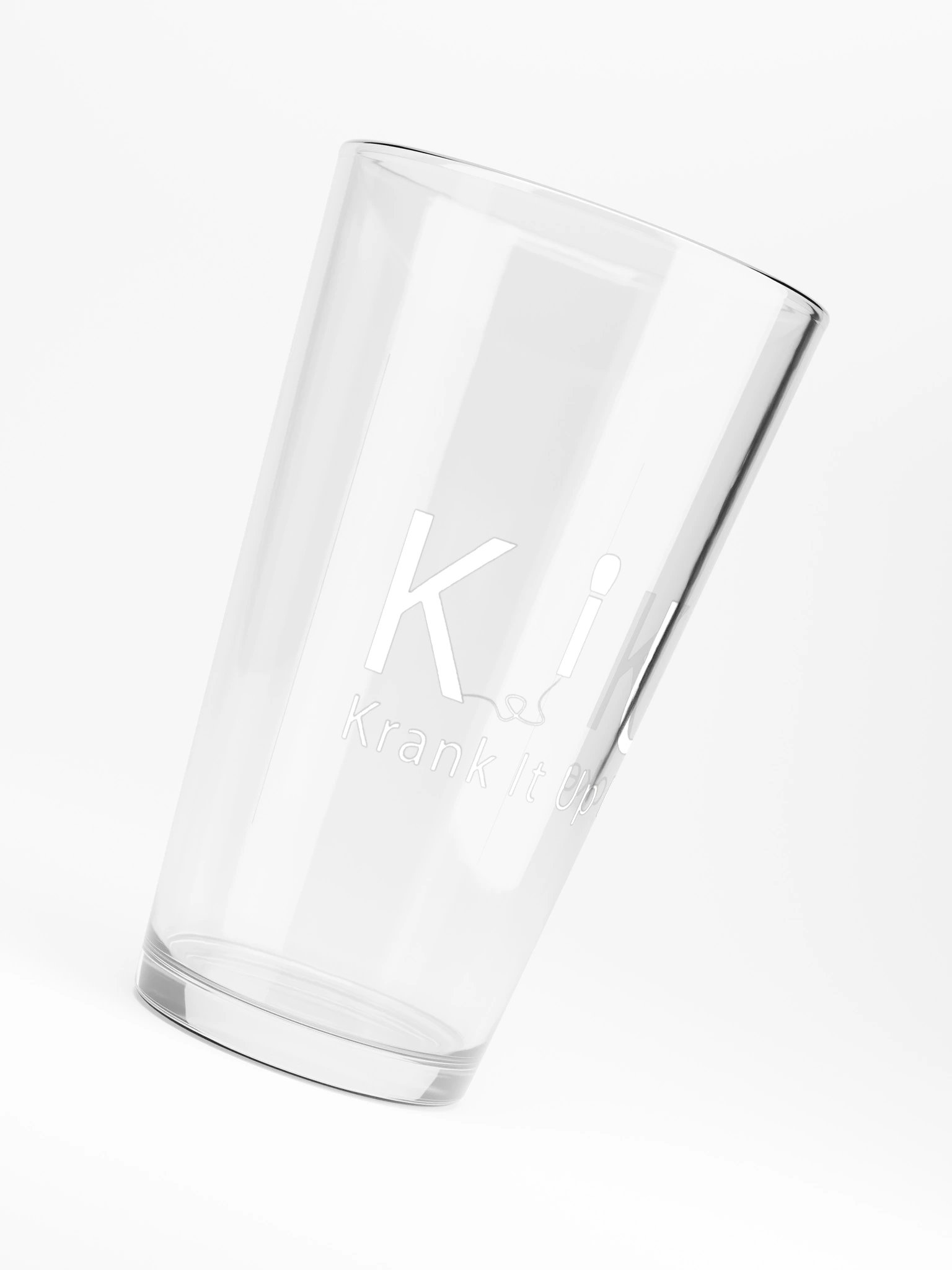 KIUK Shaker Pint Glass — Word Logo product image (6)