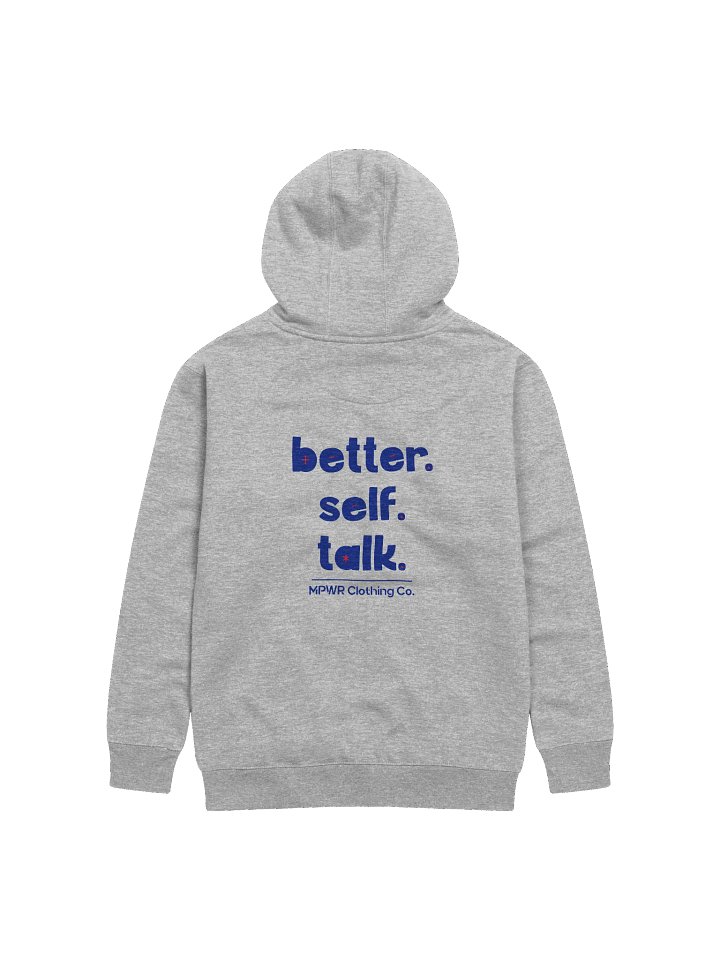 Better. Self. Talk. Hoodie (Navy & Red) product image (2)