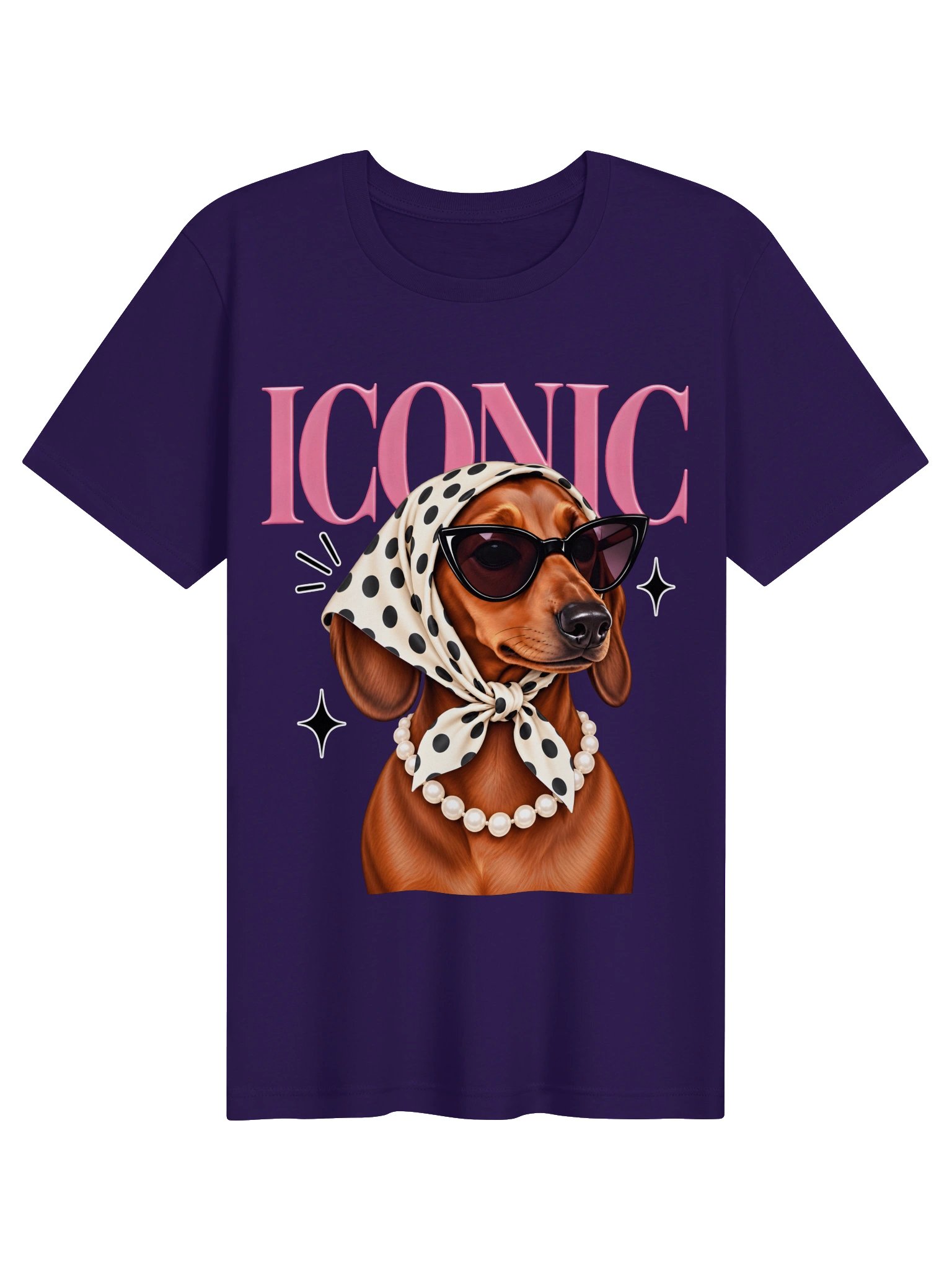 Iconic Dachshund Glam Tee product image (21)