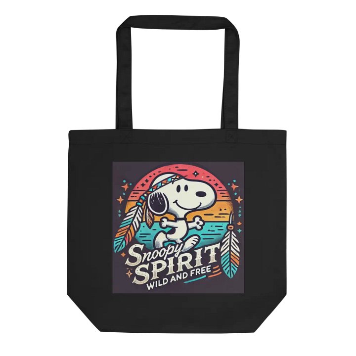 Snoopy Spirit Wild and Free Tote Bag product image (2)