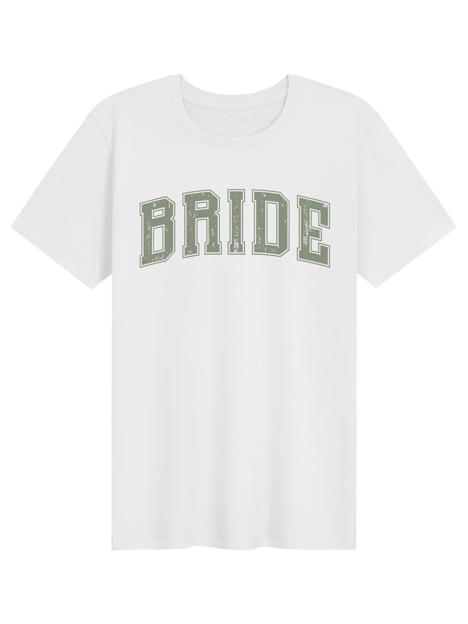 Bride T-Shirt | Minimalist Bridal Tee Sage product image (1)