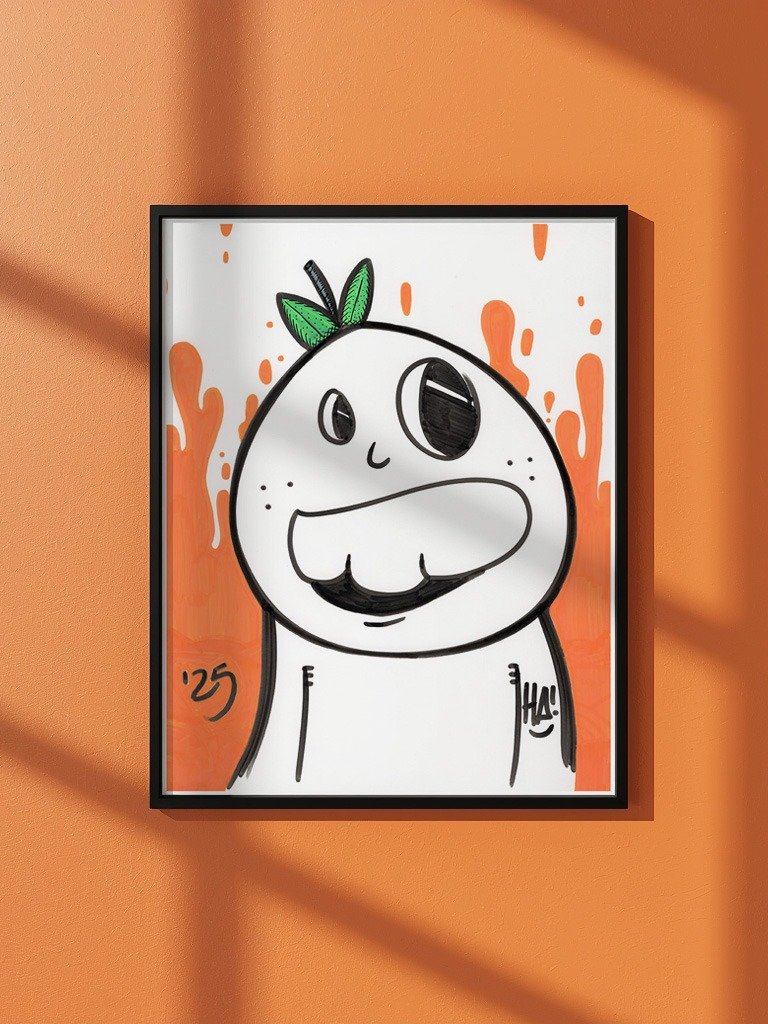 Mr Orange – Limited Edition Art Print (Unframed) product image (1)